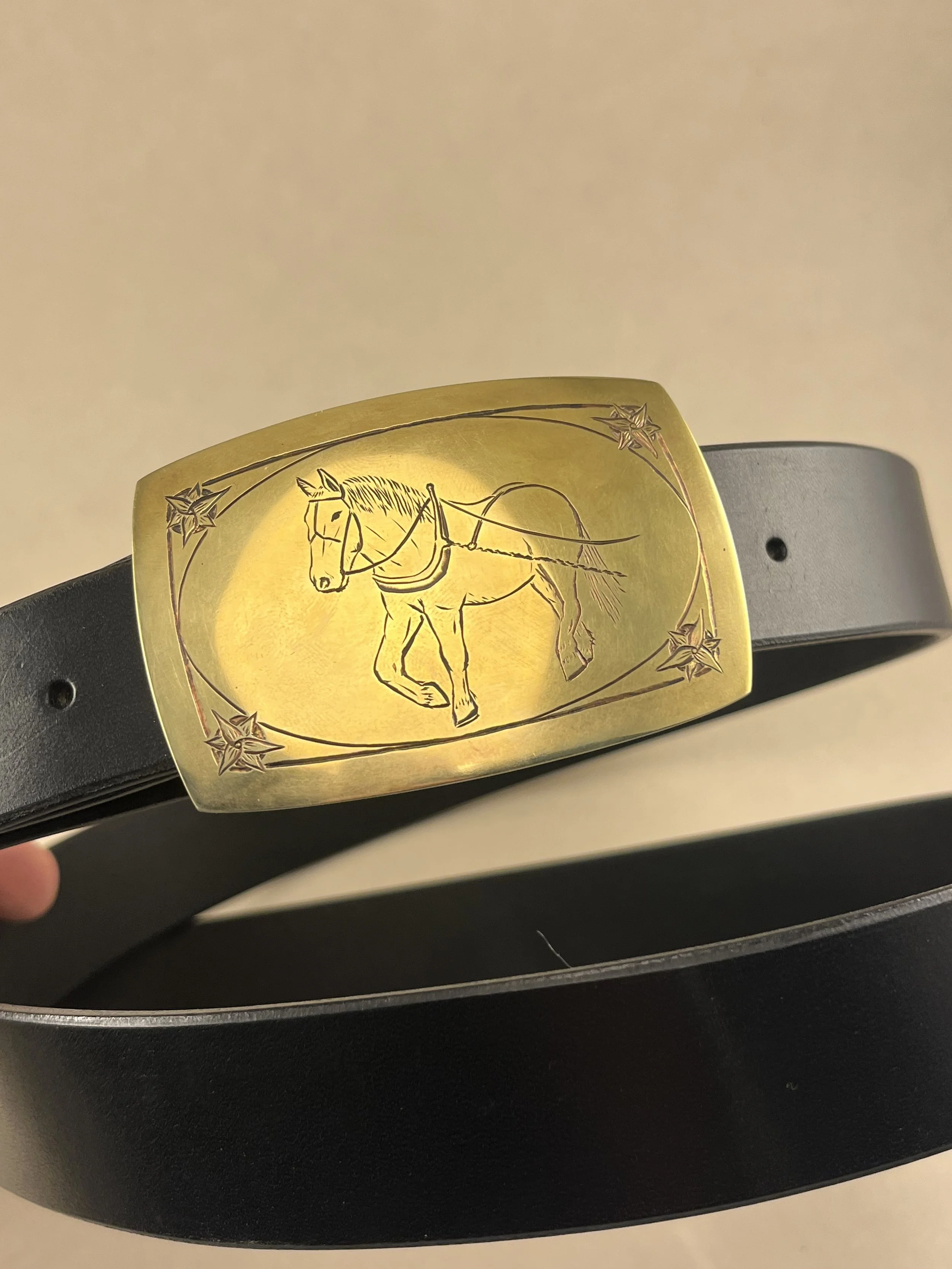 Draft Horse Belt Buckle