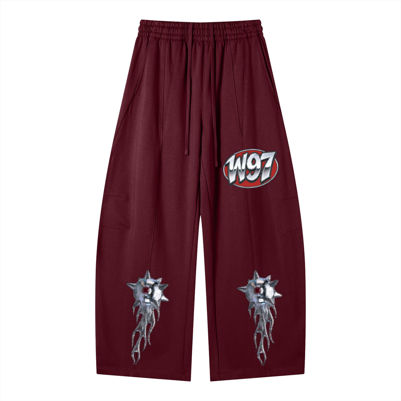Heavyweight Wide Leg Future Panel Sweatpants