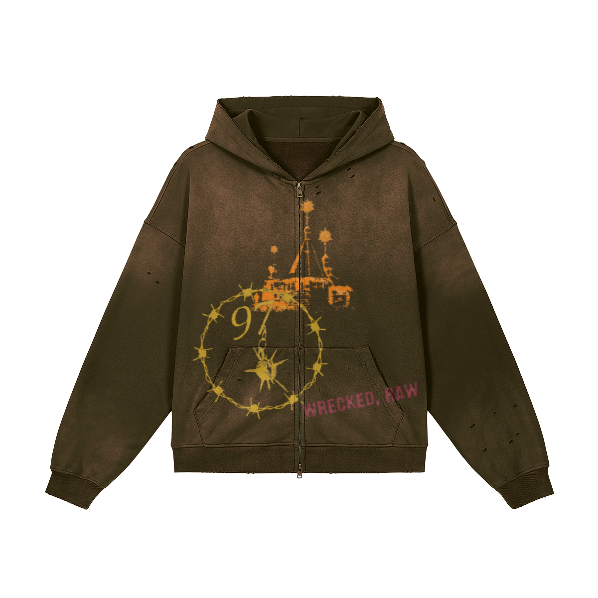 SUNFADE OVS ZIP HOODIE