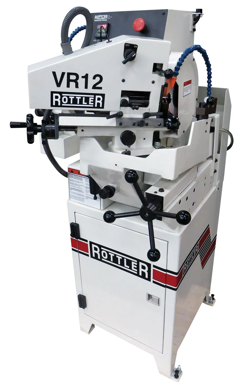 Rottler VR12 Valve Refacing Machine – Advanced valve grinding solution for high-accuracy refacing in automotive and diesel engine applications.