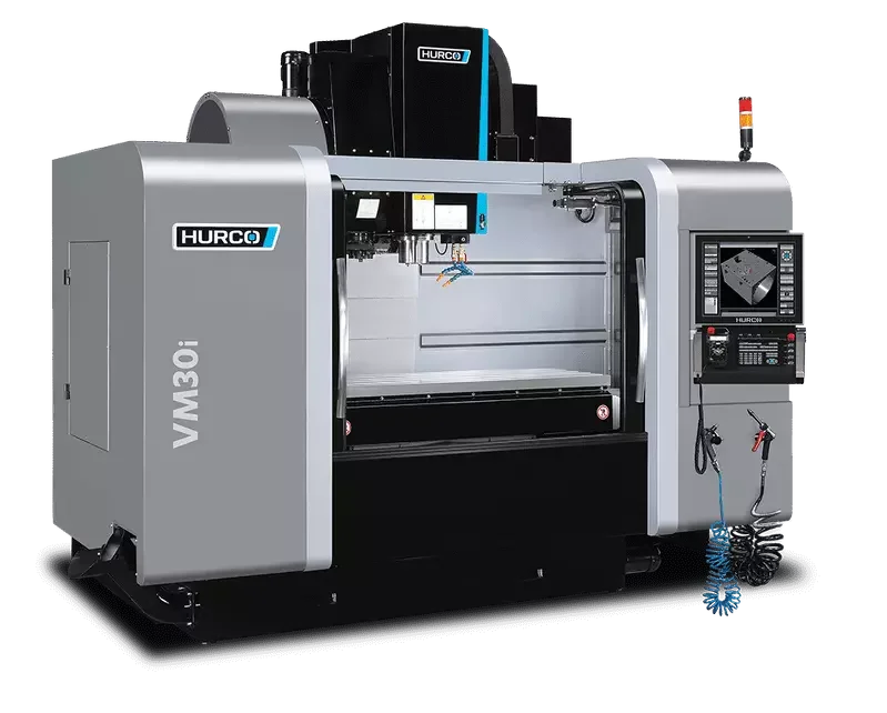 The Hurco VM30i offers a large work envelope and robust performance for precision 4-axis milling.