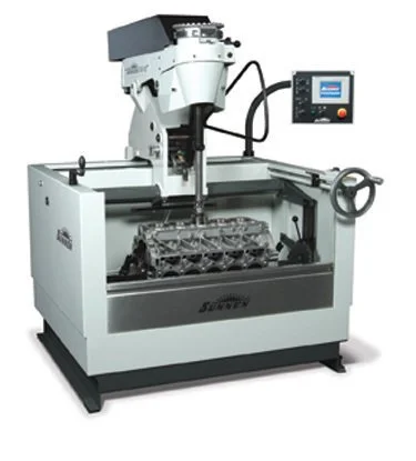 The Sunnen CV‑616 offers automatic vertical honing of cylinders from approx. ¾″ to 8″ (19‑203 mm) diameter with up to 18″ length depending on tooling — configured for engine‑block and industrial bore finishing applications.