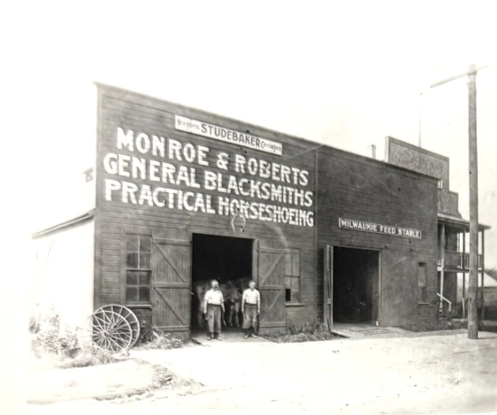 1914 - Monroe & Roberts General Blacksmiths, Milwaukie (#49)