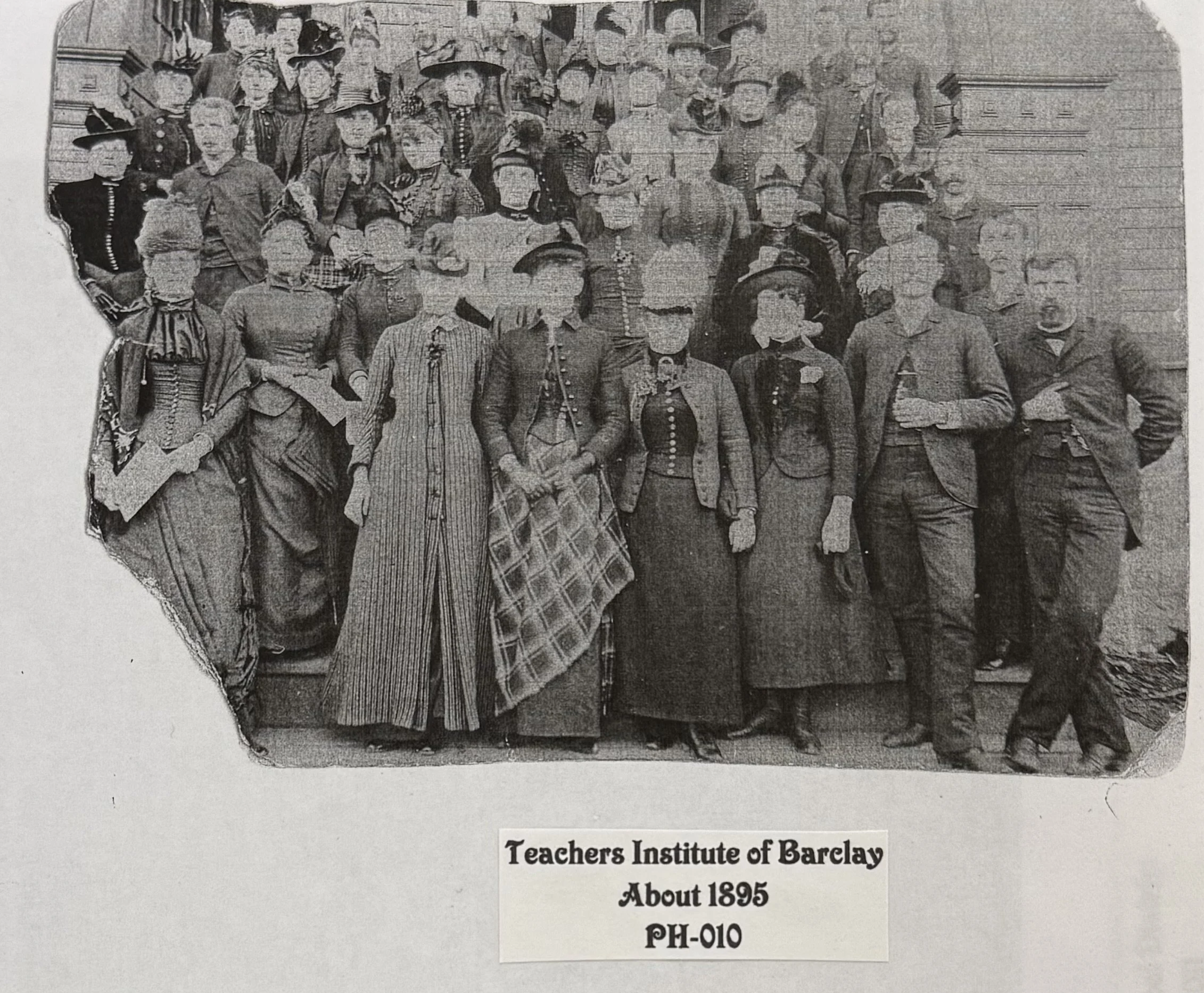 PH-010: Teachers Institute of Barclay, Oregon City (about 1895)