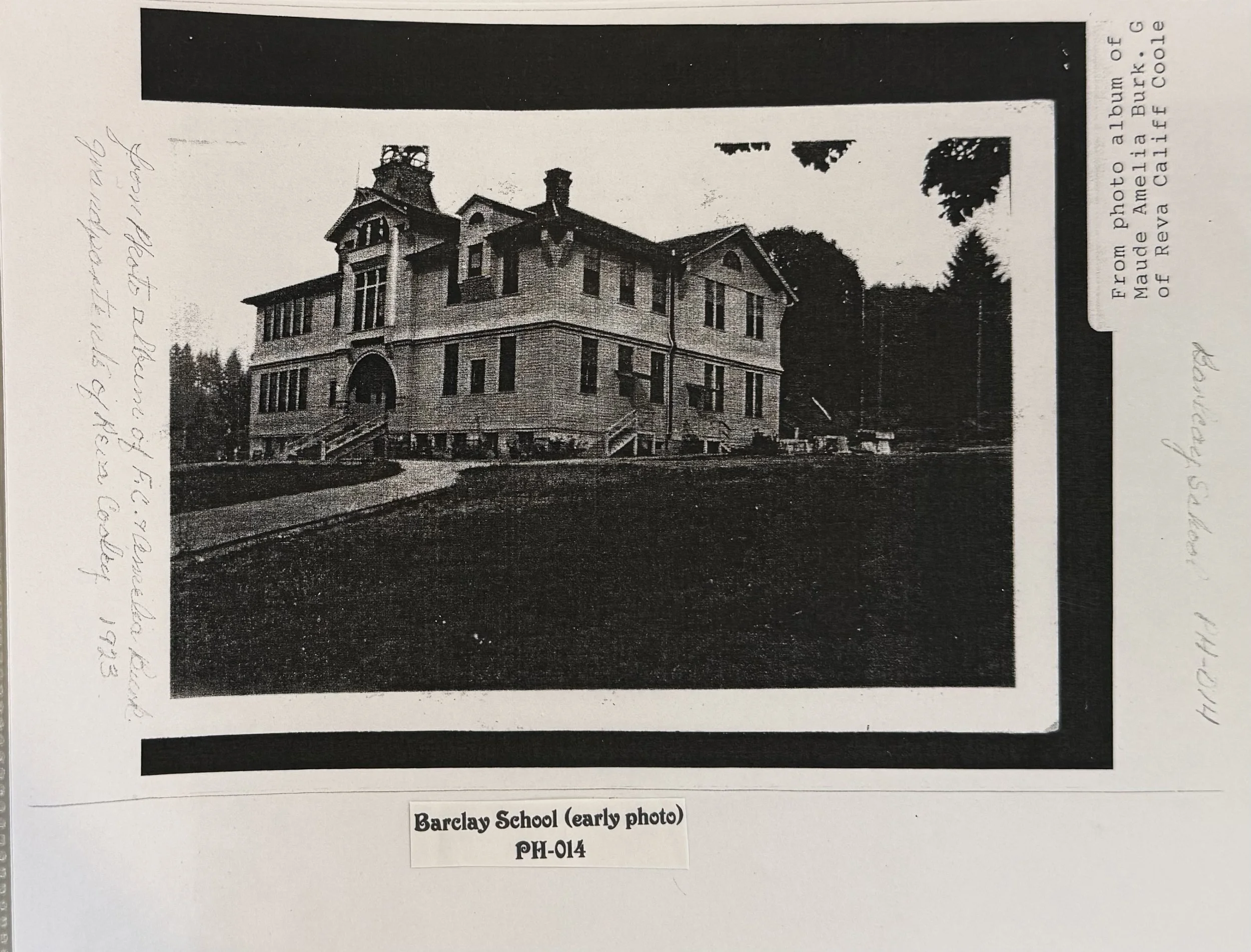 PH-014: Barclay School, Oregon City (1923)