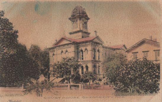 PC089  Finished 1885, landscaping in place.  Huntley Bros. Co. postcard, hand colored.