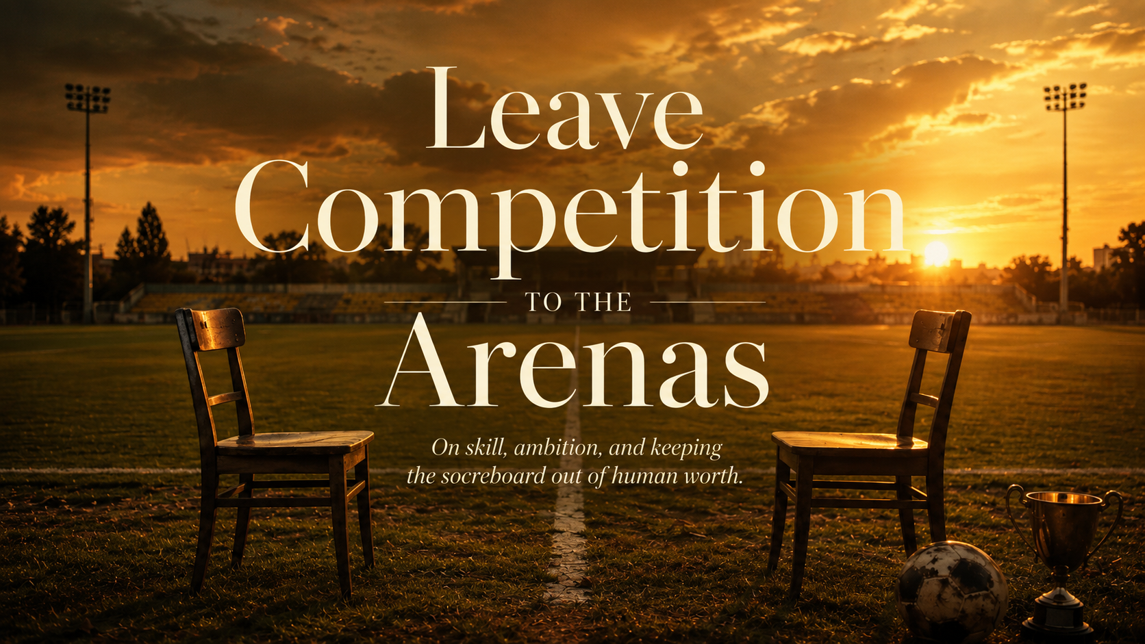 Leave Competition to the Arenas