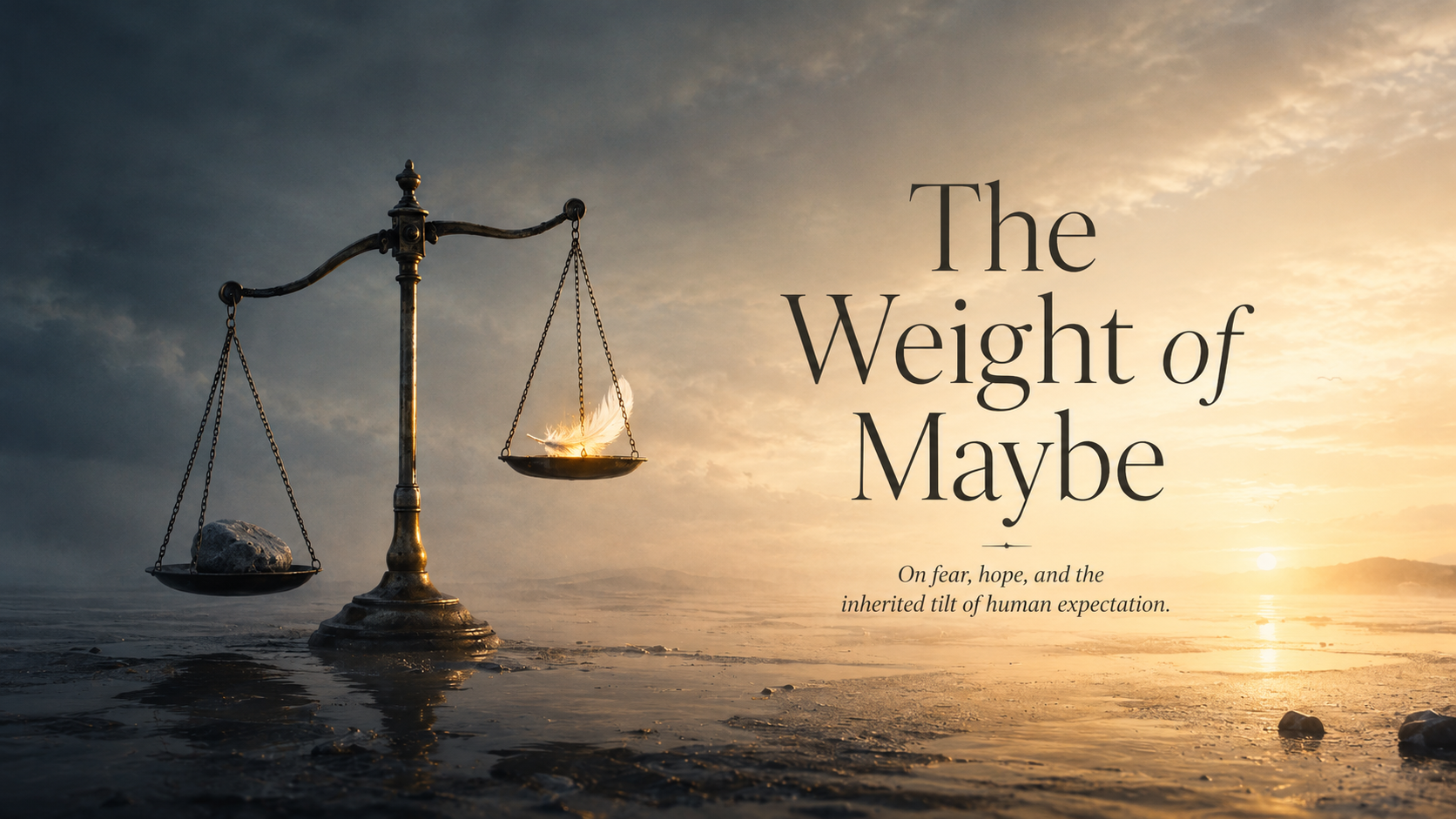 The Weight of Maybe