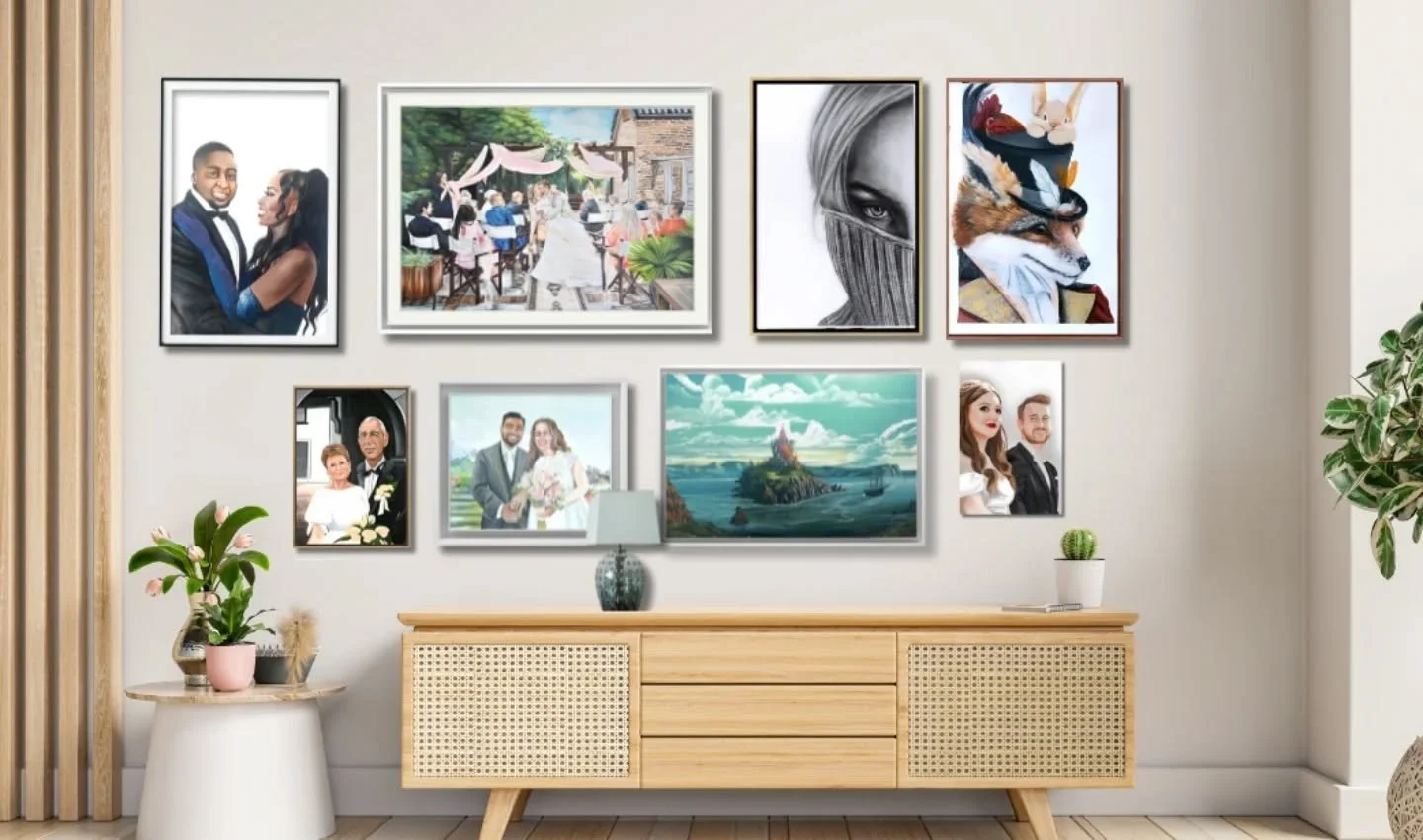 Unsere acht beliebtesten Auftragsgem&auml;lde, die nun in den H&auml;usern unserer Kunden h&auml;ngen. 😃Es gab bereits weitere Auftr&auml;ge, und es werden noch viele folgen.🙌

Wir freuen uns, Ihnen mitteilen zu k&ouml;nnen, dass wir &uuml;ber ein 