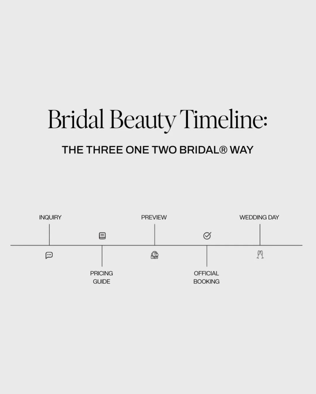 We can&rsquo;t wait to make you a 
Three One Two Bride&reg; 
&bull;
Three One Two Bridal&reg;