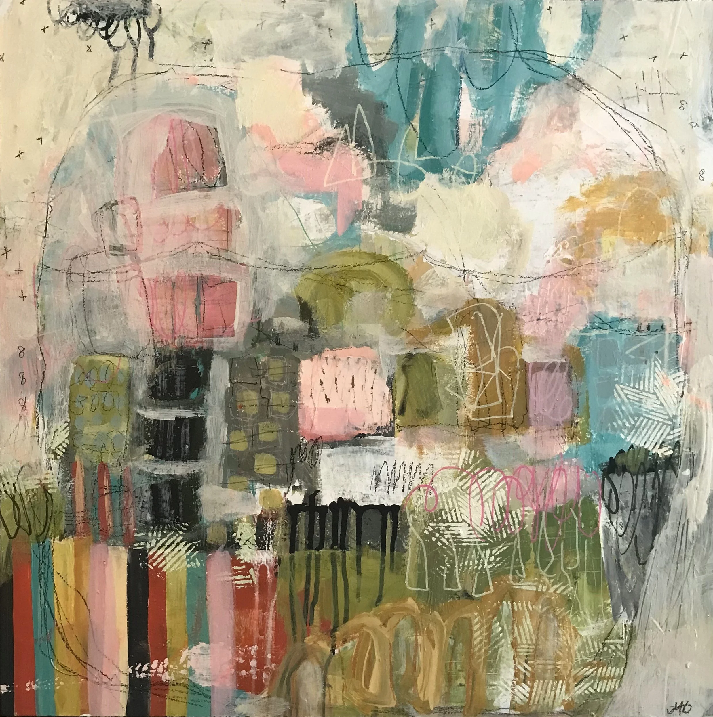 Outside City Limits_24x24_Abstract_Michelle OConnor_2025_600.jpg