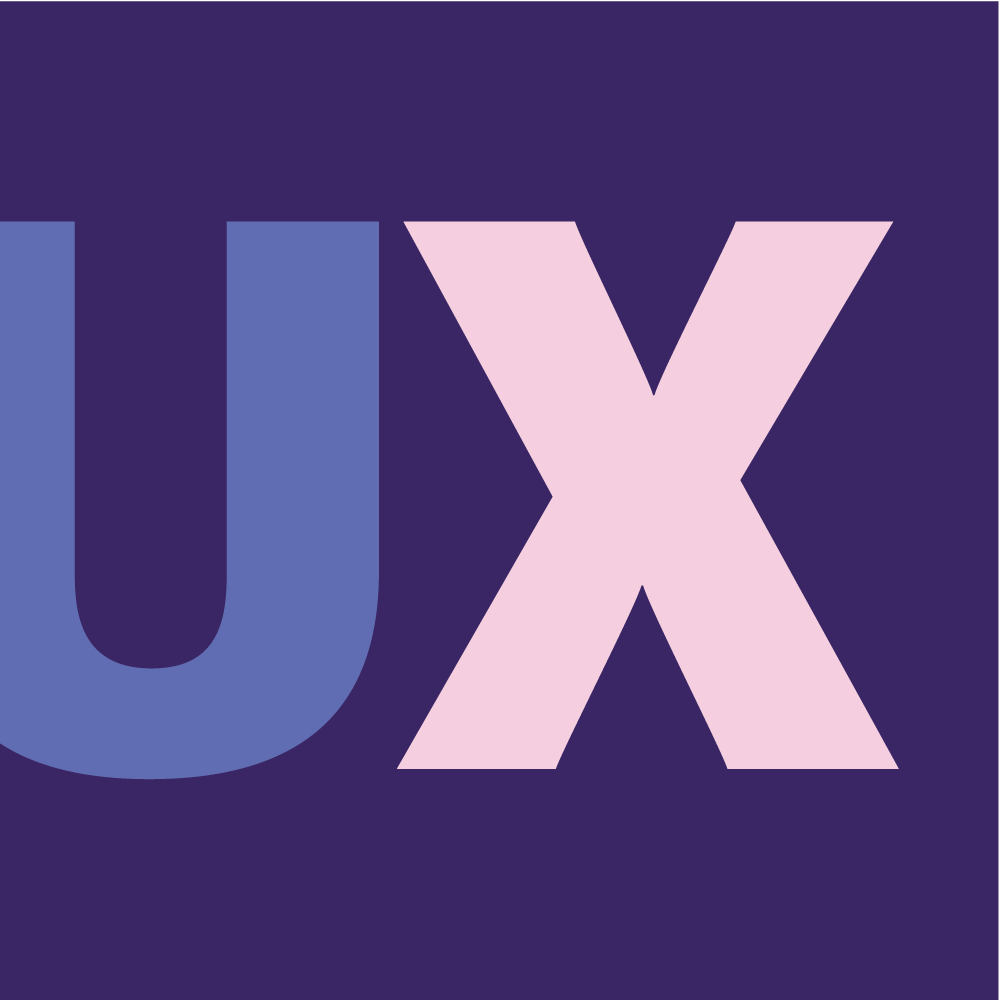 Stylized 'UX' letters