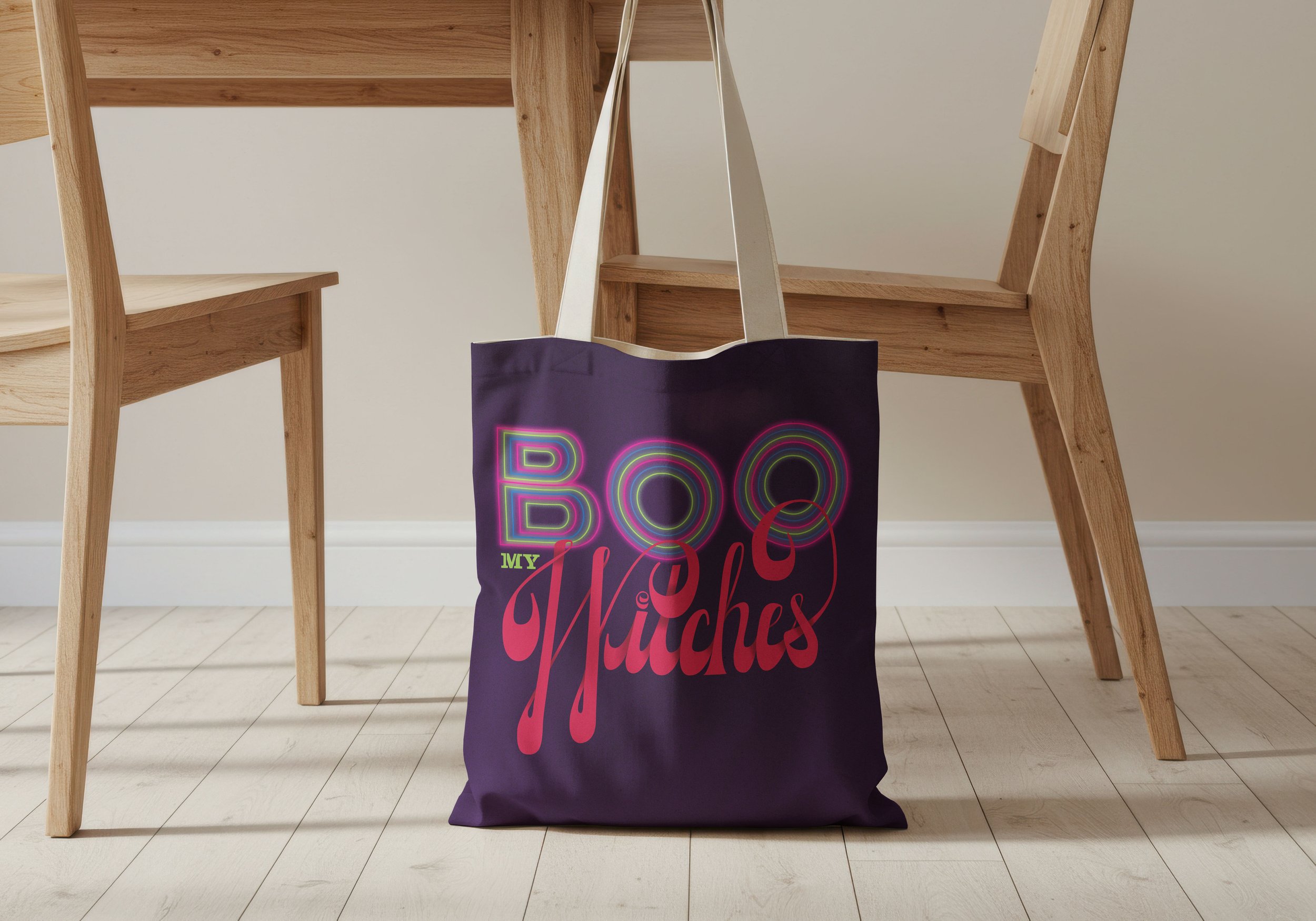 Boo My Witches Seasonal Tote