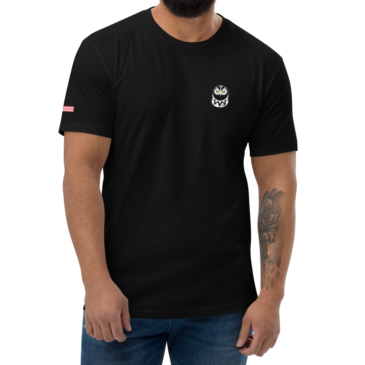 mens-fitted-t-shirt-black-front-6a2de8b6b65b9.png