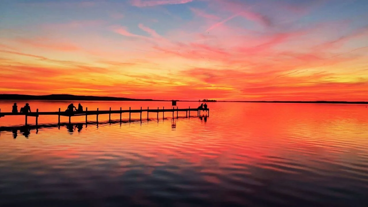 Sonnenaufgang am Steinhuder Meer
