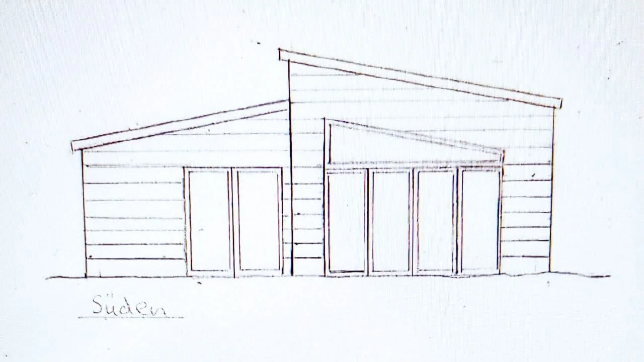 Ferienhaus Sonnentraum Skizze Bauplan