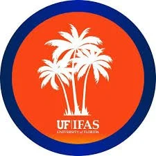 UFI FAS University of the Fiordlands logo with white palm trees inside a red circle, surrounded by a blue border.