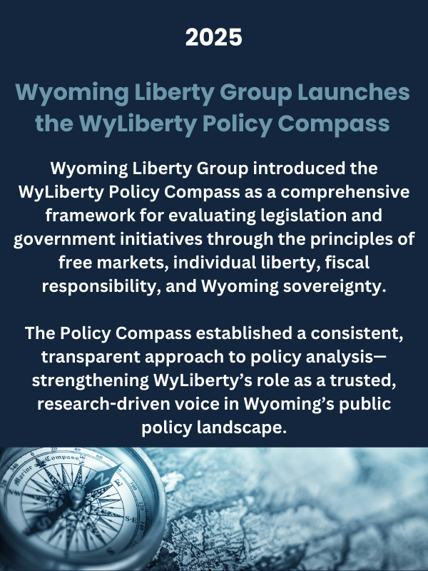 Wyoming Liberty Group Launches the WyLiberty Policy Compass