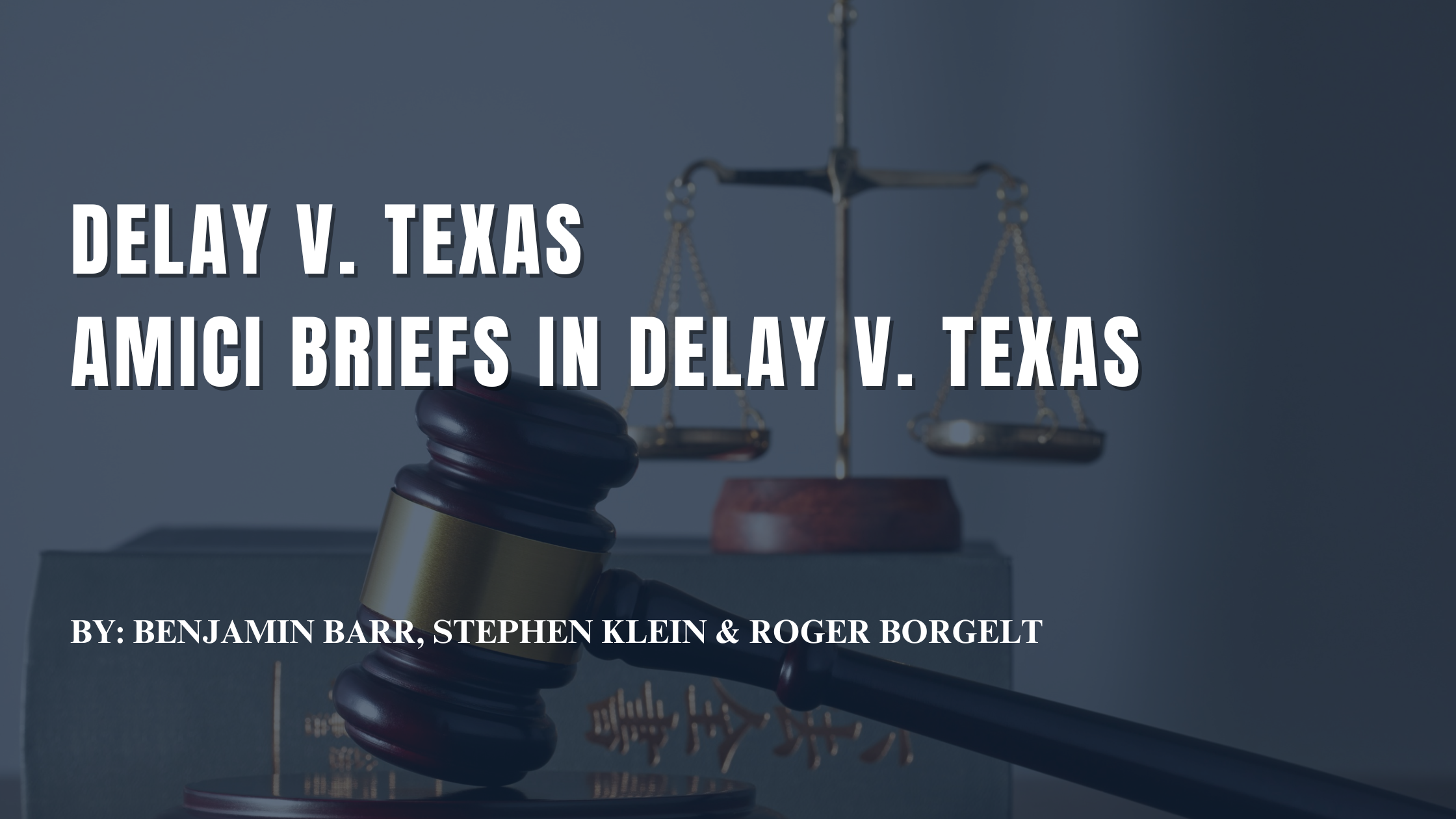 DeLay v. Texas - June 2, 2014 