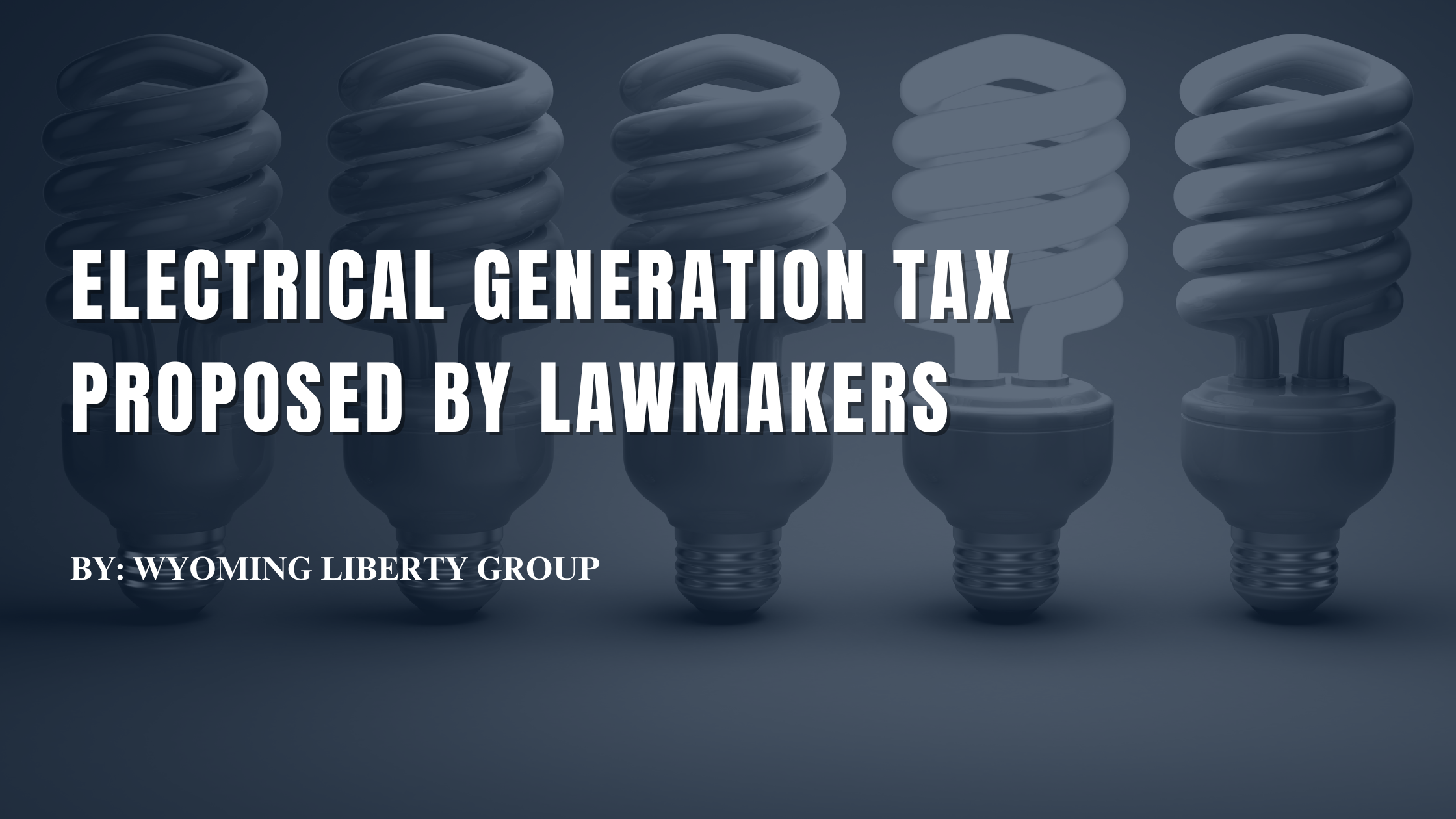 Electrical Generation Tax Proposed by Lawmakers - Friday, 15 November 2019