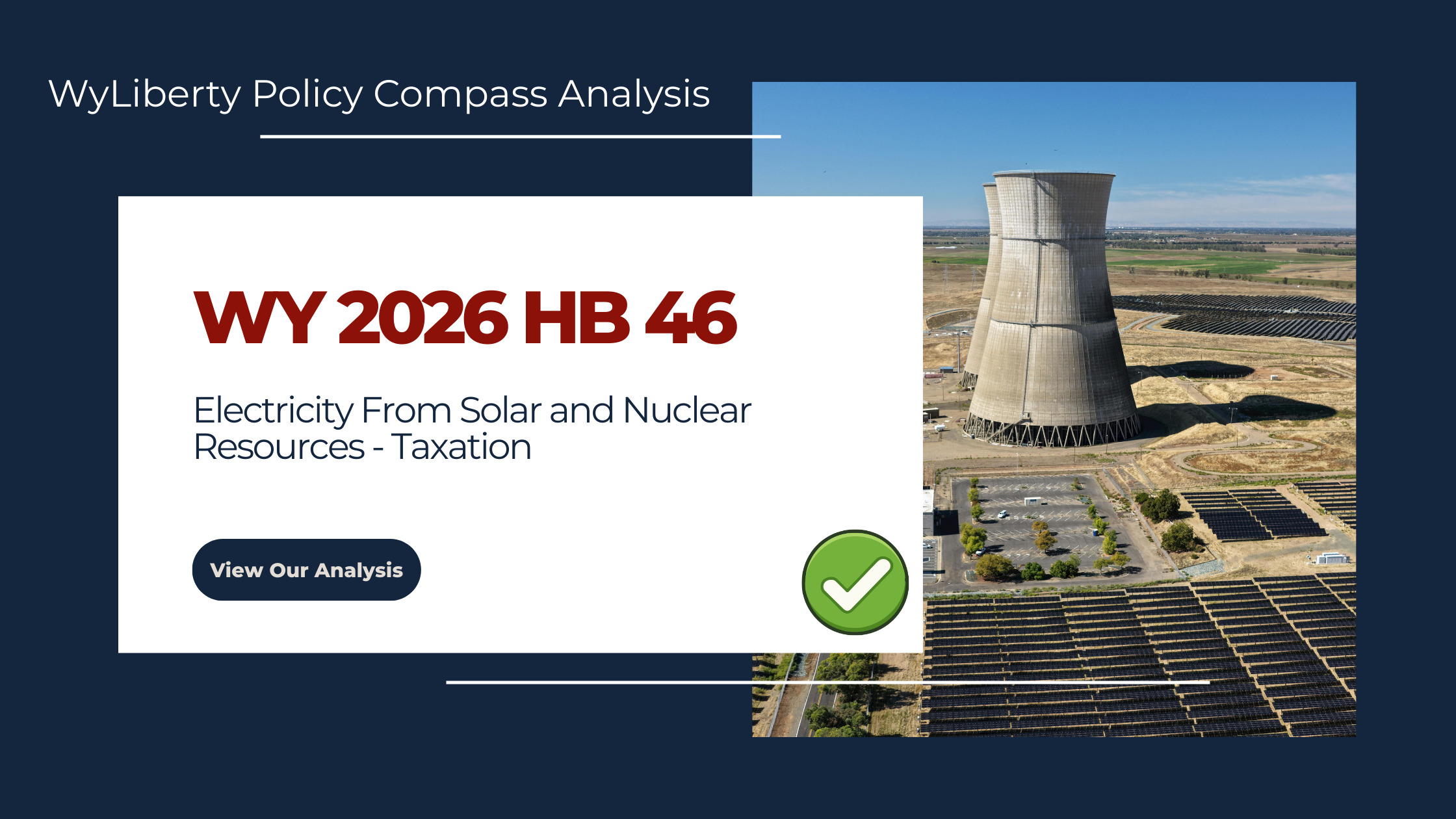 WY 2026 HB 46 Electricity From Solar and Nuclear Resources - Taxation - February 11, 2026