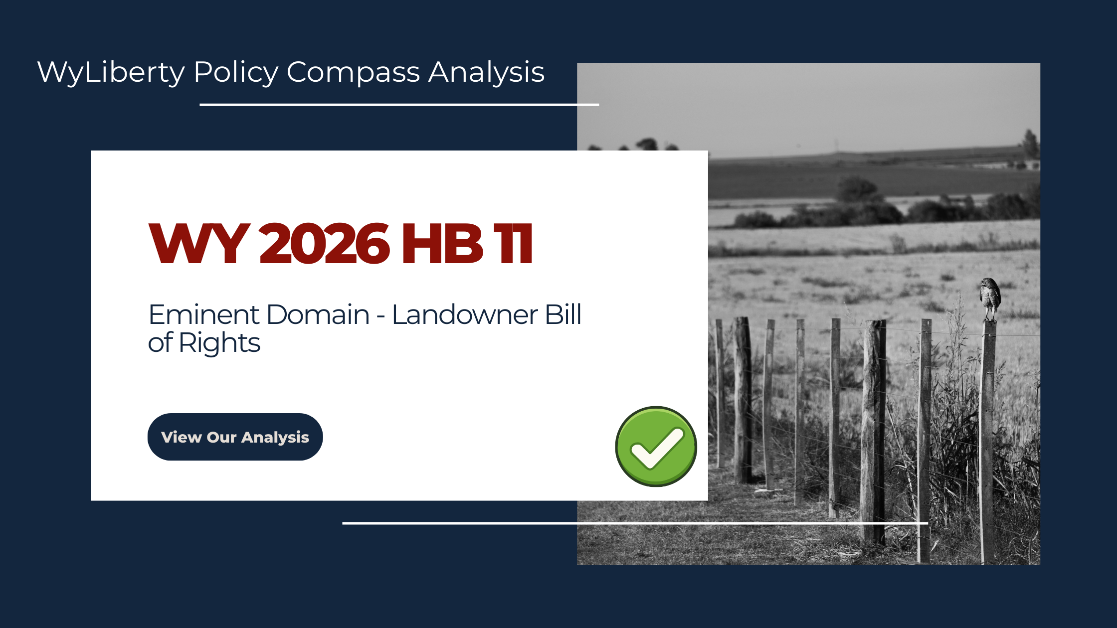 WY 2026 HB 11 Eminent Domain - Landowner Bill of Rights - February 11, 2026