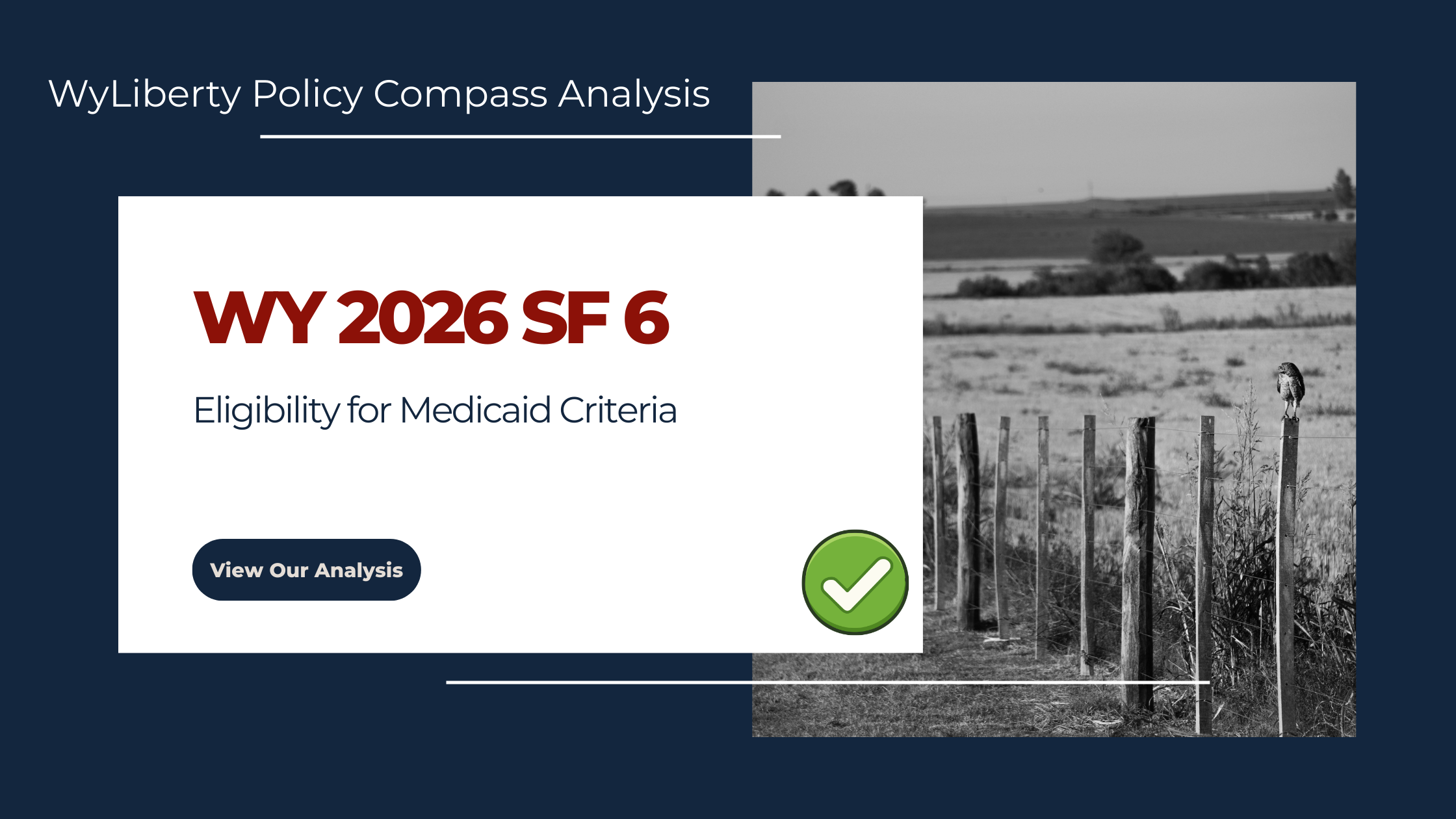 WY 2026 SF 6 - Eligibility for Medicaid Criteria - Wednesday, 11 February 2026