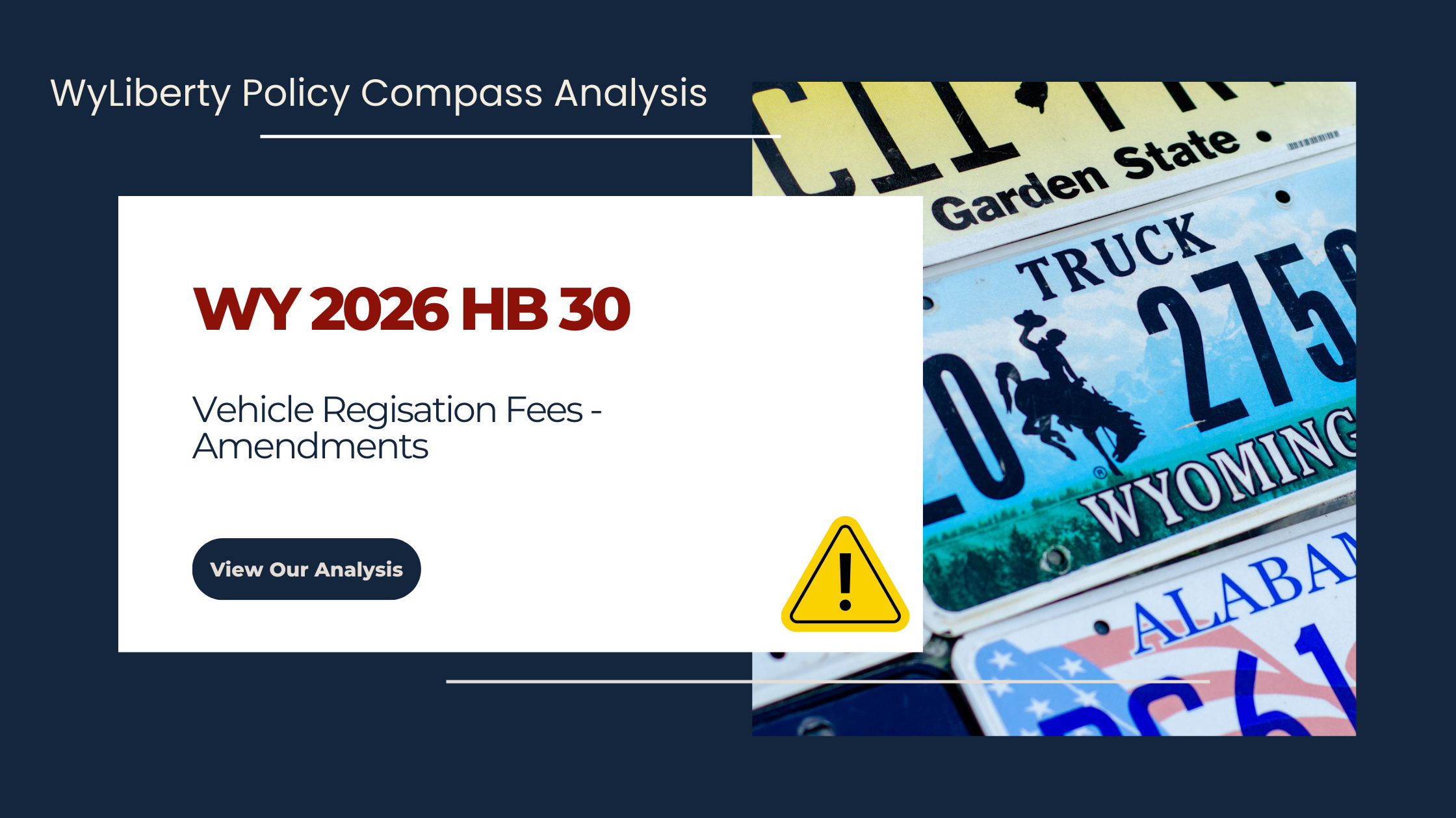 WY 2026 HB 30 - Vehicle Registration Fees - Amendments - Wednesday, 11 February 2026