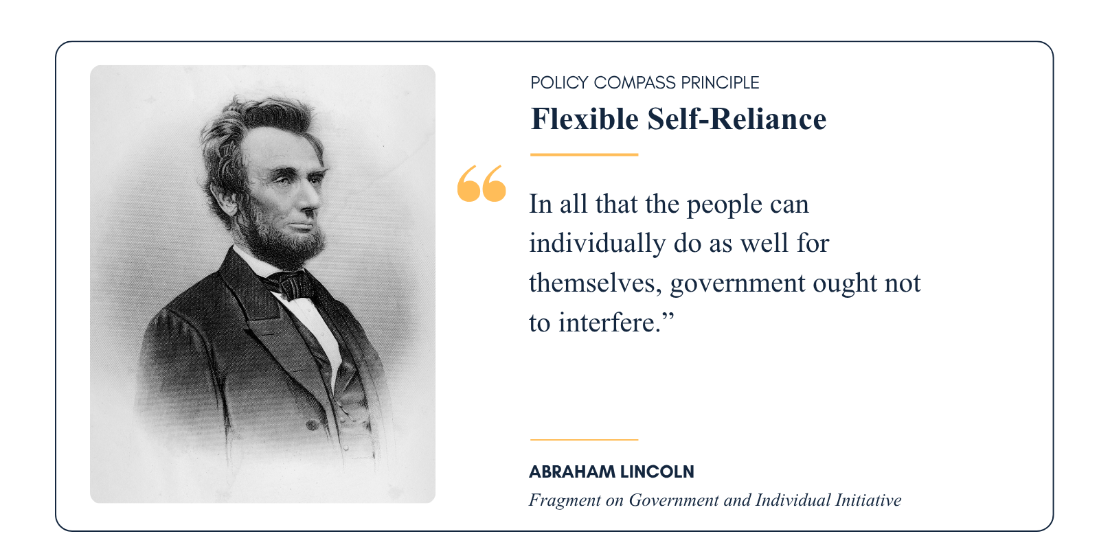 Flexible Self-Reliance