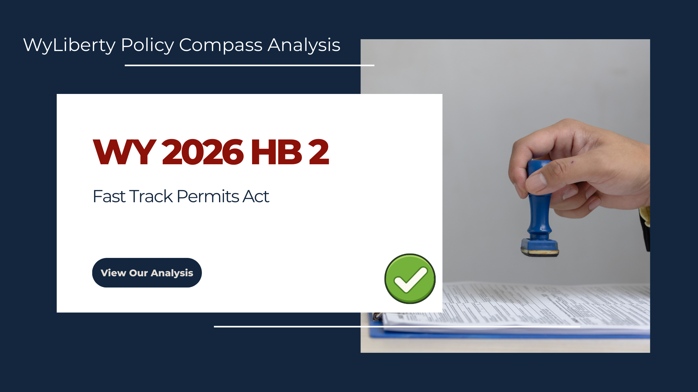 WY 2026 HB 2  Fast Track Permits Act