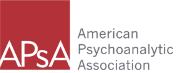 Logo of the American Psychoanalytic Association with red square and white text