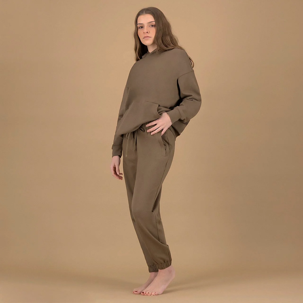 Lira Pants Set - Mocha