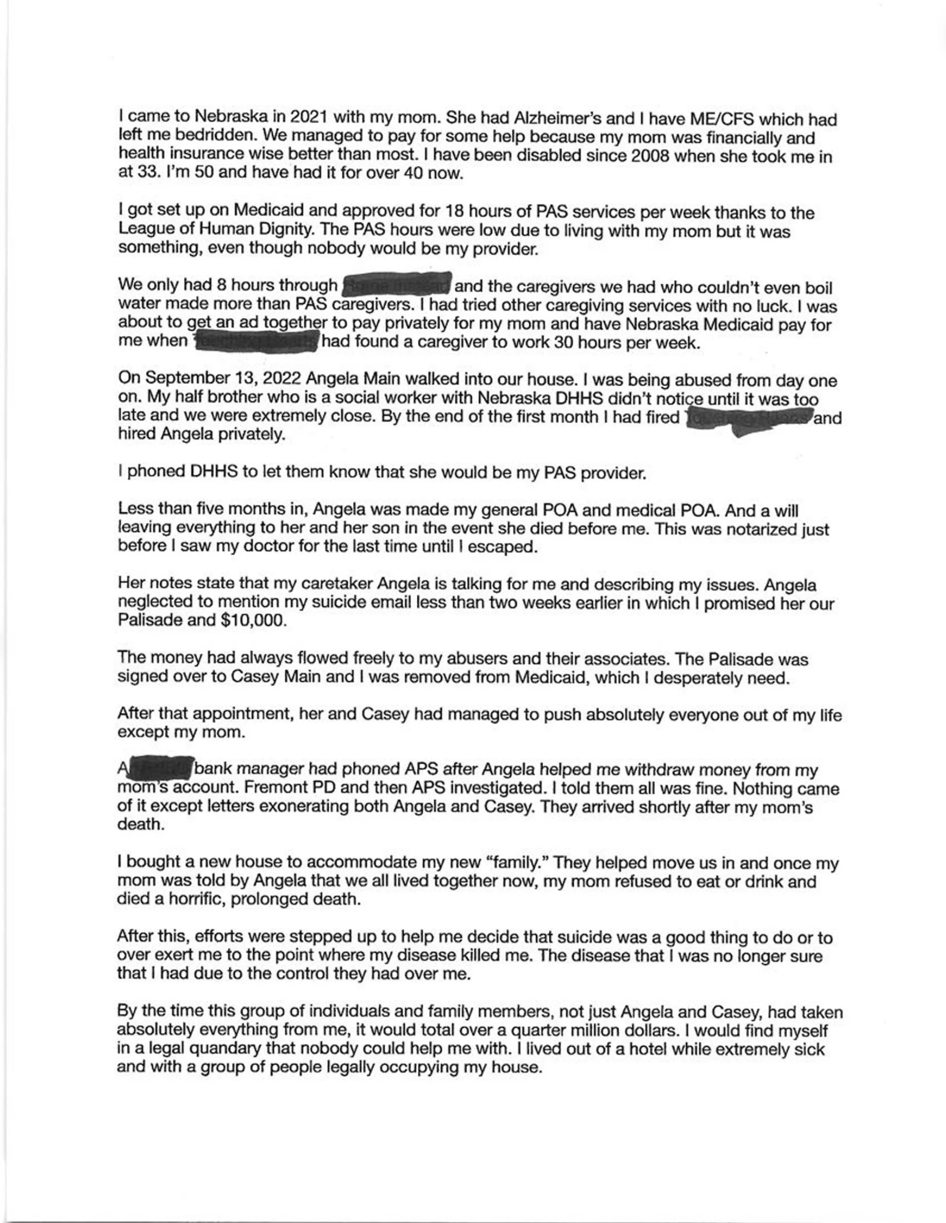 Email to Nebraska Governor Jim Pillen and Response - Page 2