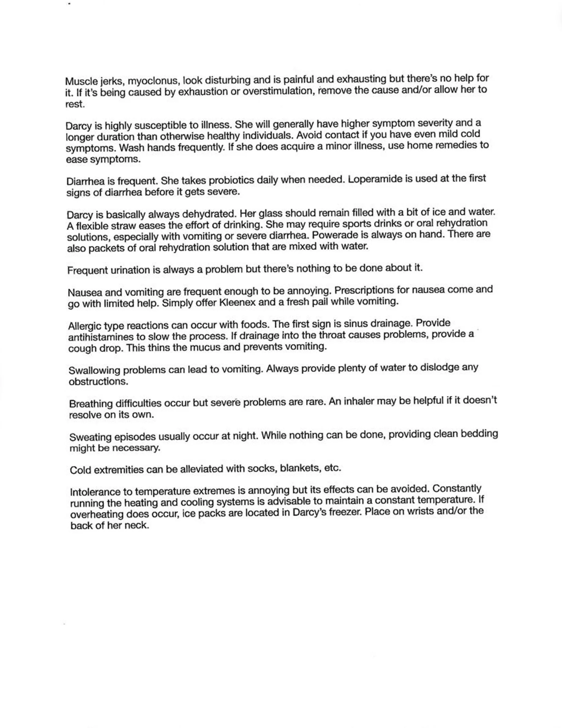 ME/CFS Caregiver Instructions - Page 4