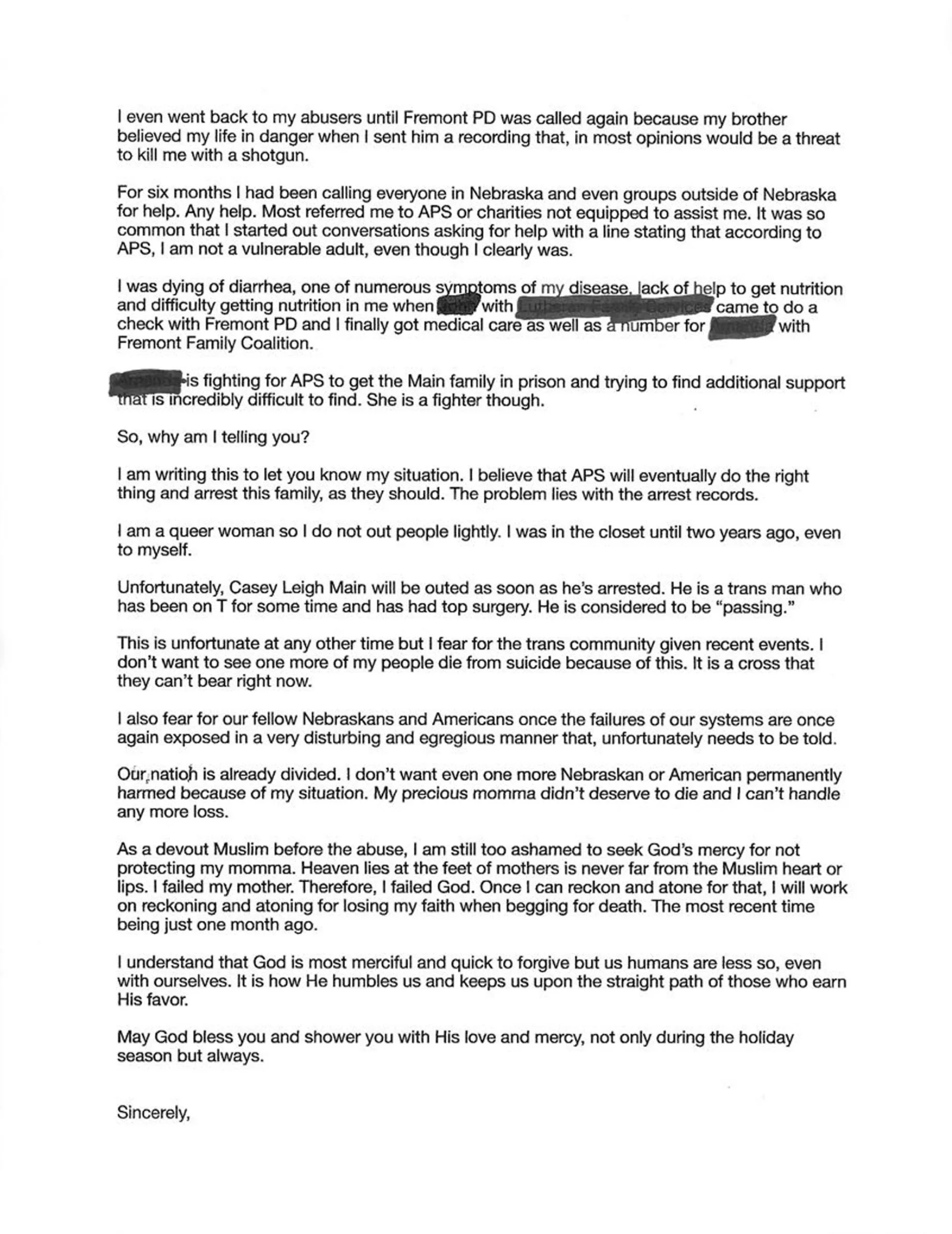 Email to Nebraska Governor Jim Pillen and Response - Page 3