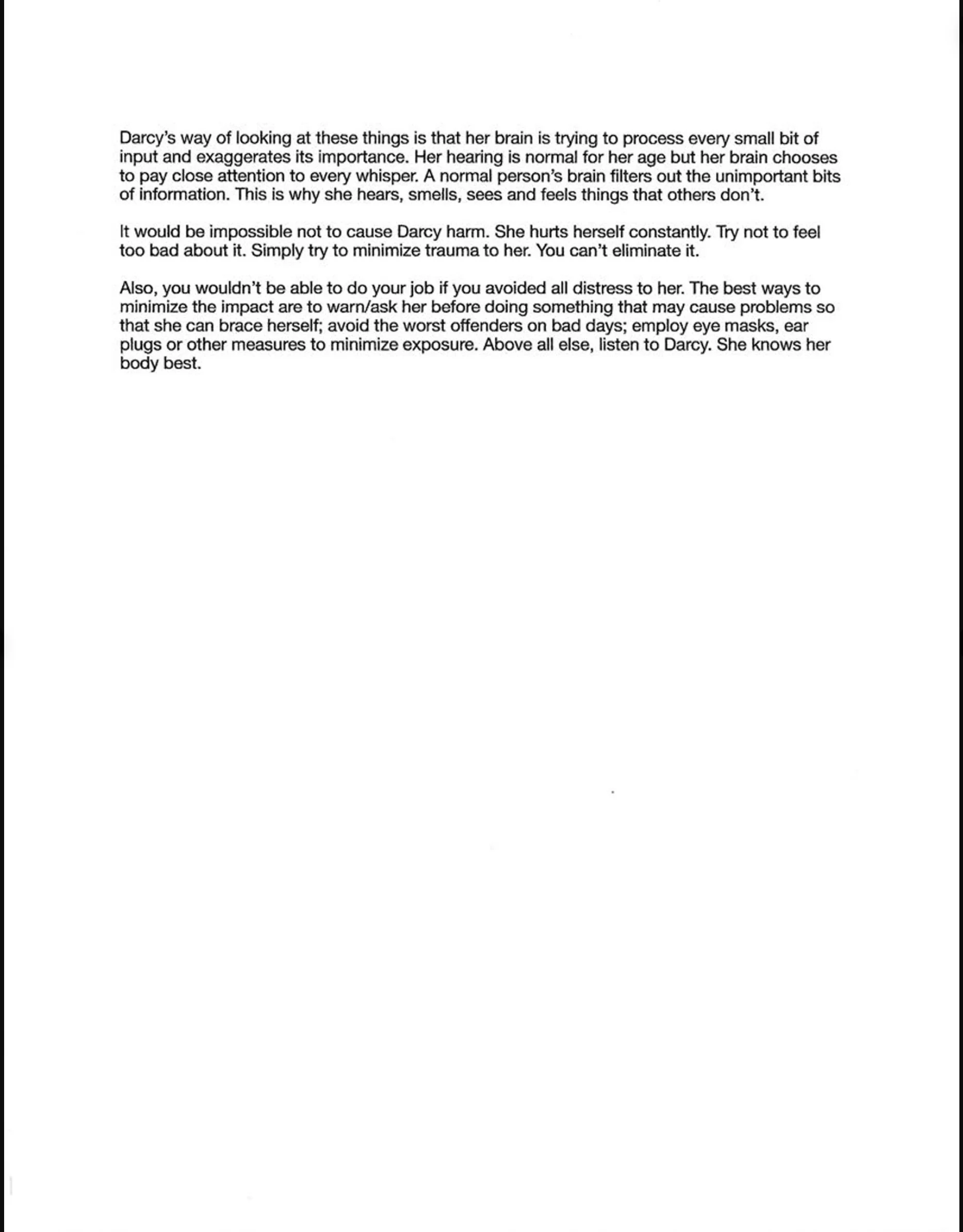 ME/CFS Caregiver Instructions - Page 2