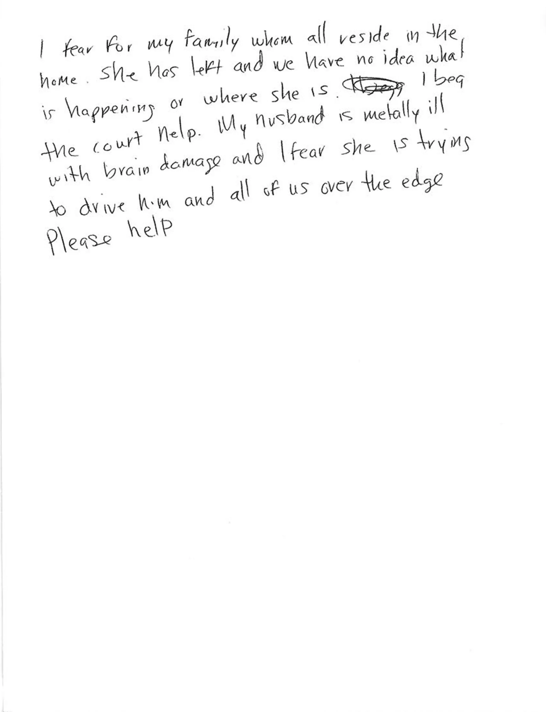 Harassment Protection Order - Sup 2