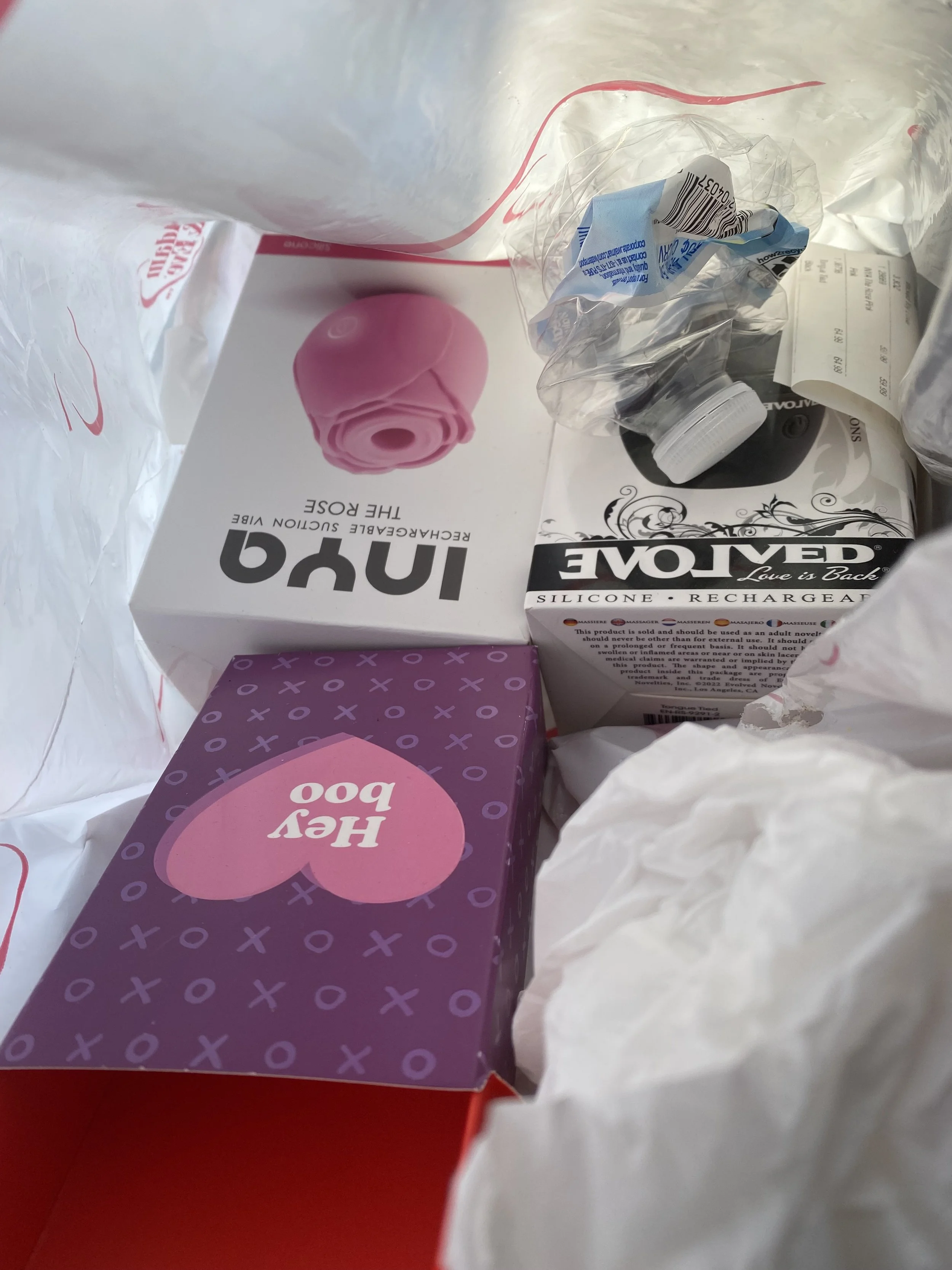 Bag of Toys in Garage