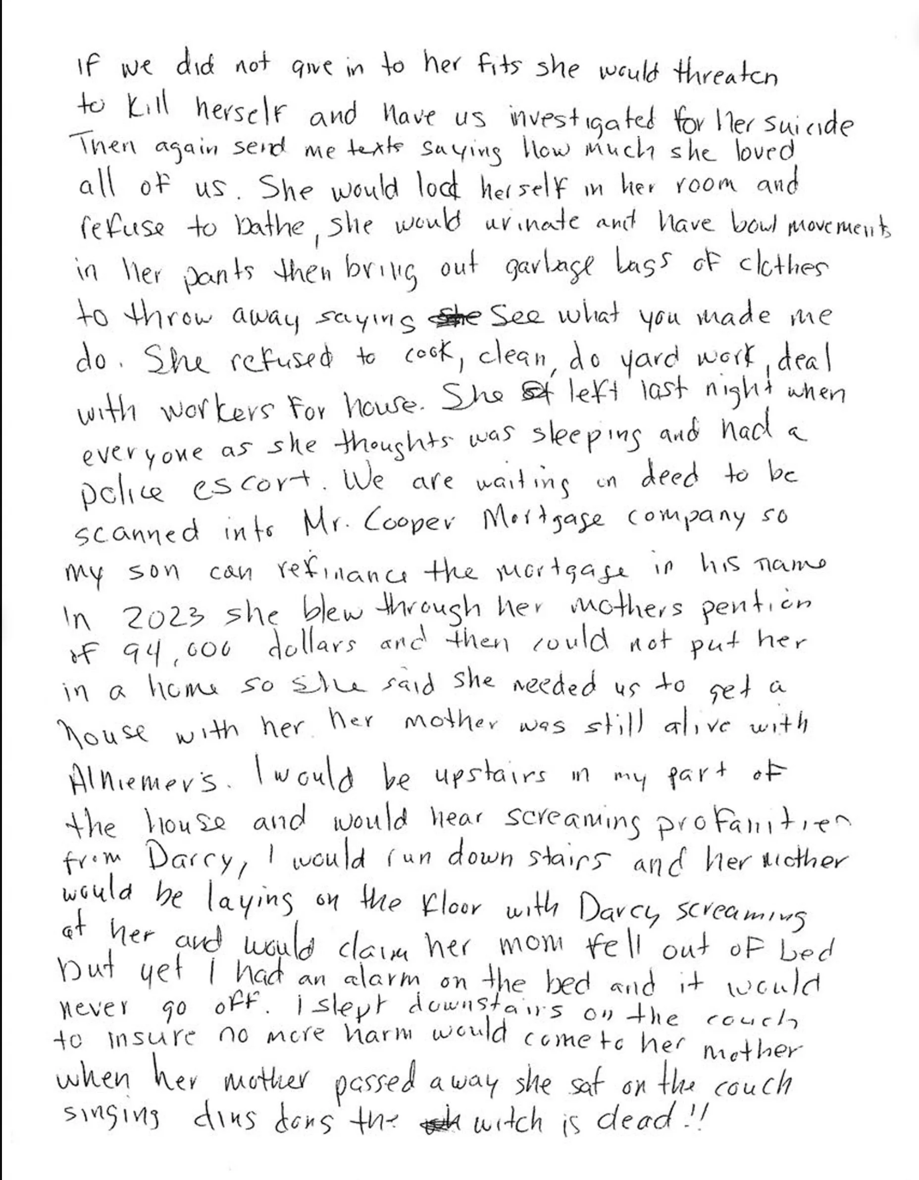 Harassment Protection Order - Sup 1