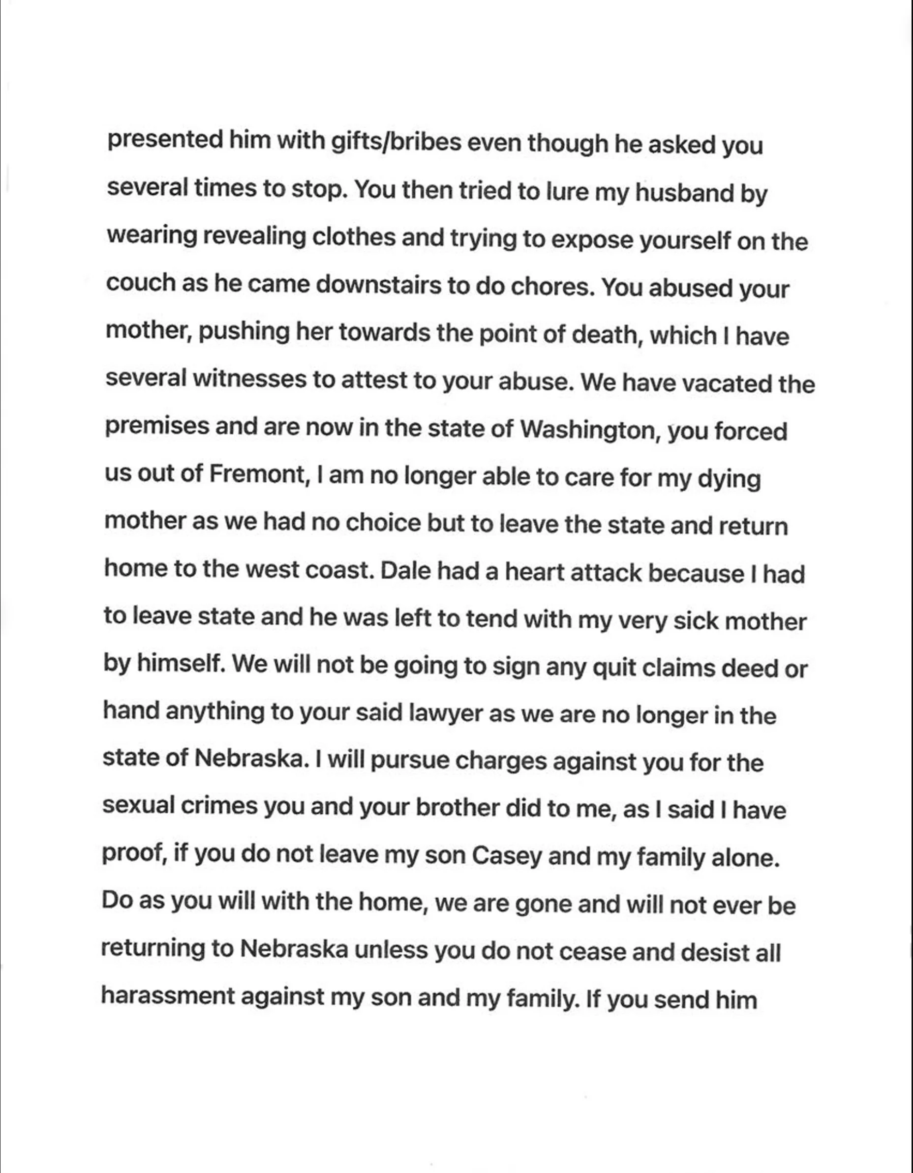 August 6, 2024 Email From Angie - Page 2