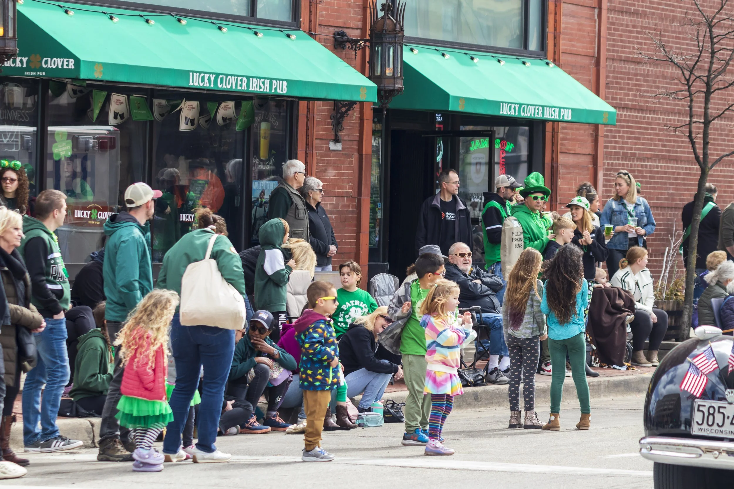 Crowd outside Lucky Clover.jpg