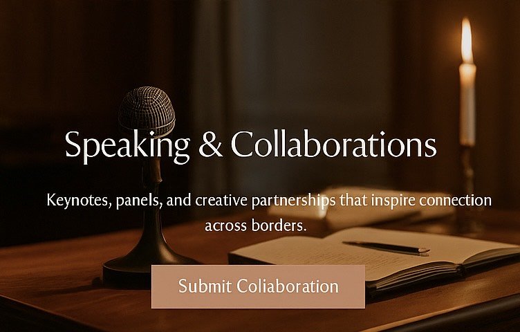 Speaking engagements and collaboration opportunities.