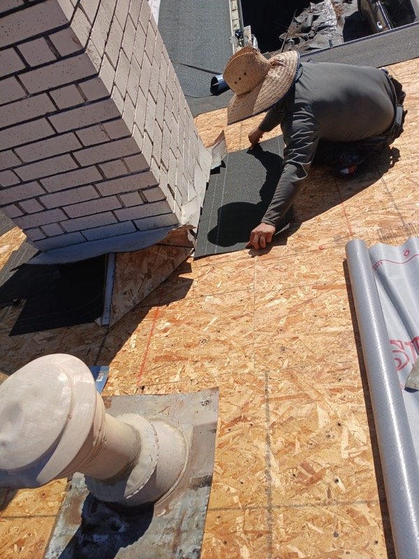 Man Installing roof