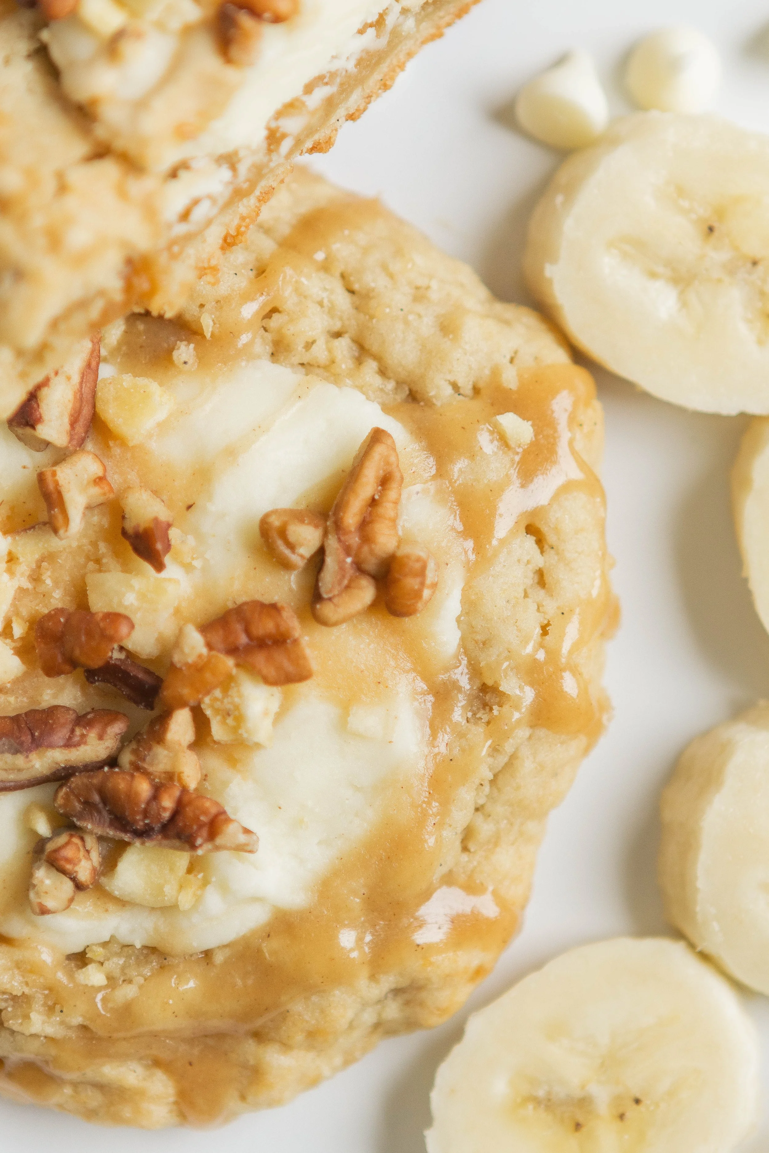Bananas Foster  Caramel Stuffed Cookie