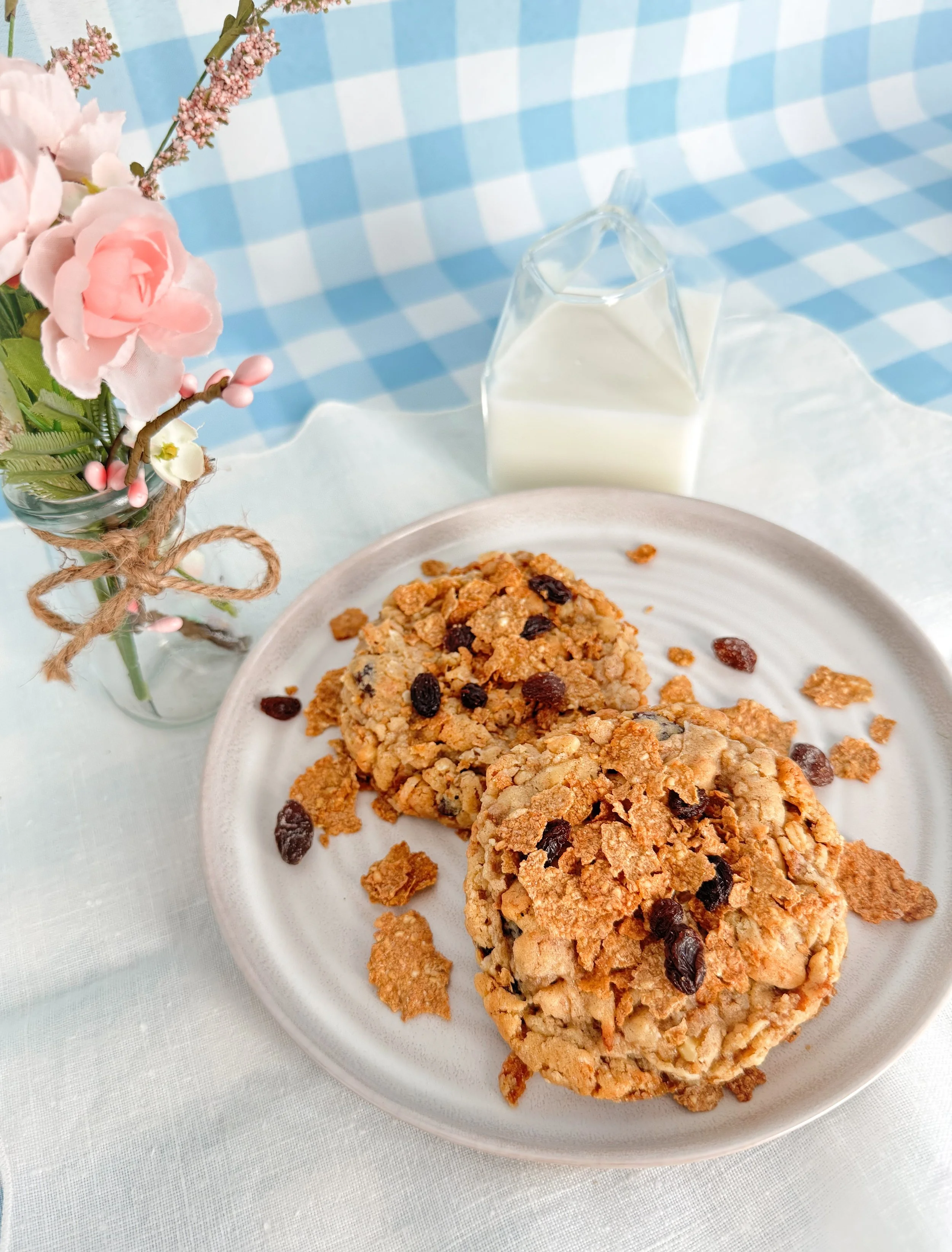 Chewy Raisin Bran Oatmeal Walnut
