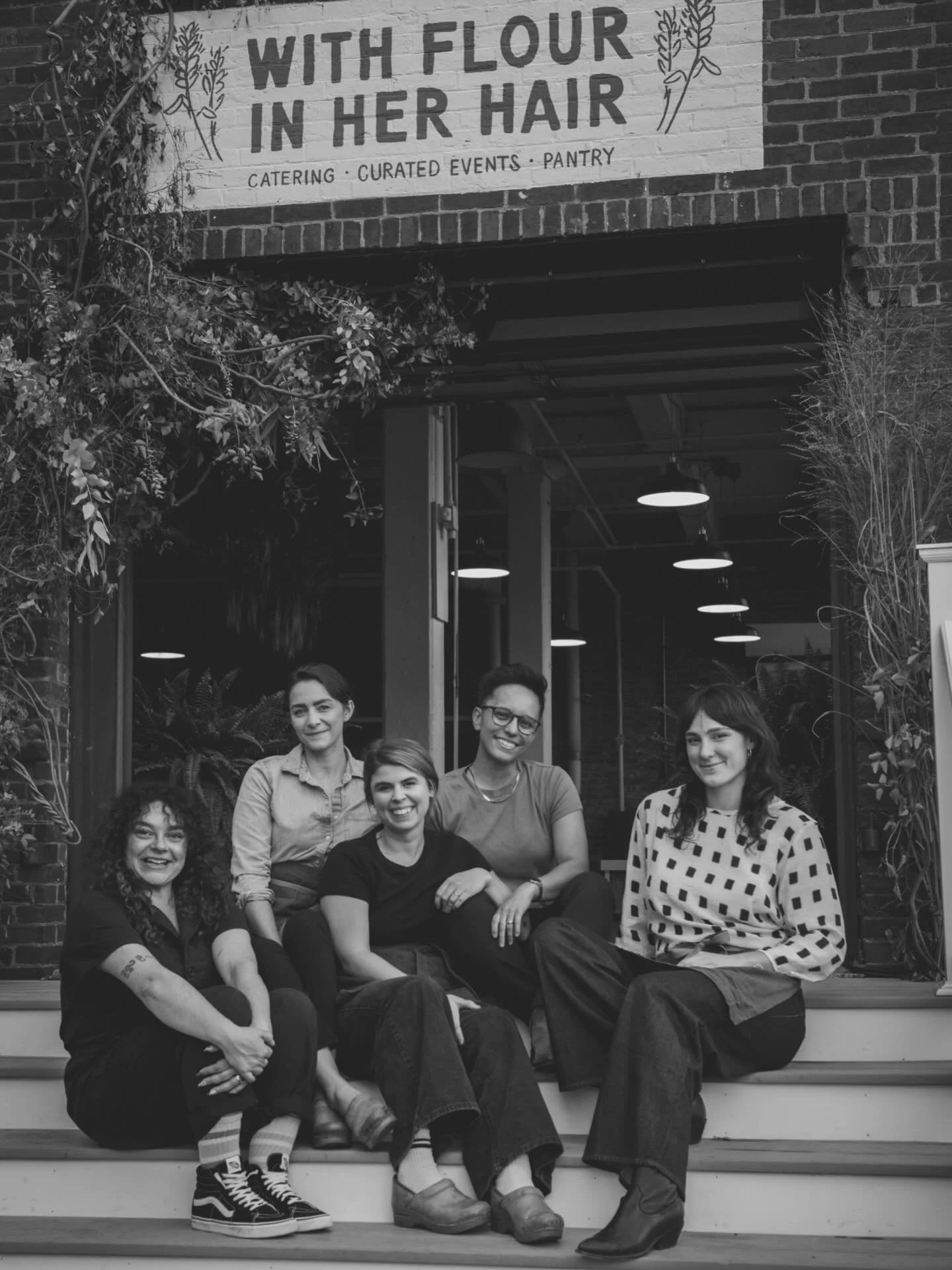 Come join our team

We&rsquo;re hiring for two positions at With Flour in Her Hair:

Catering Kitchen Lead &bull; Service Team (event-based + caf&eacute; support)

This is a chance to be part of a small, thoughtful team rooted in seasonal food and co