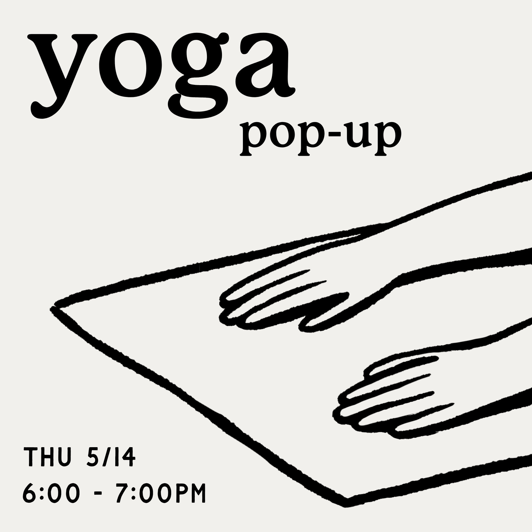Yoga Pop-up