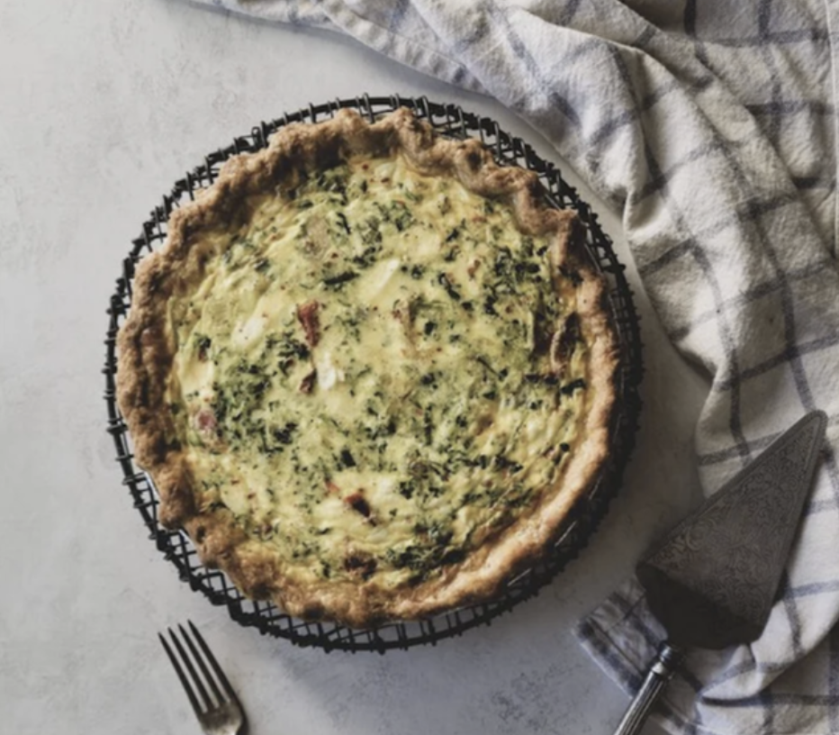 Full Quiche - Spring Pea, Asparagus and Herbed Ricotta