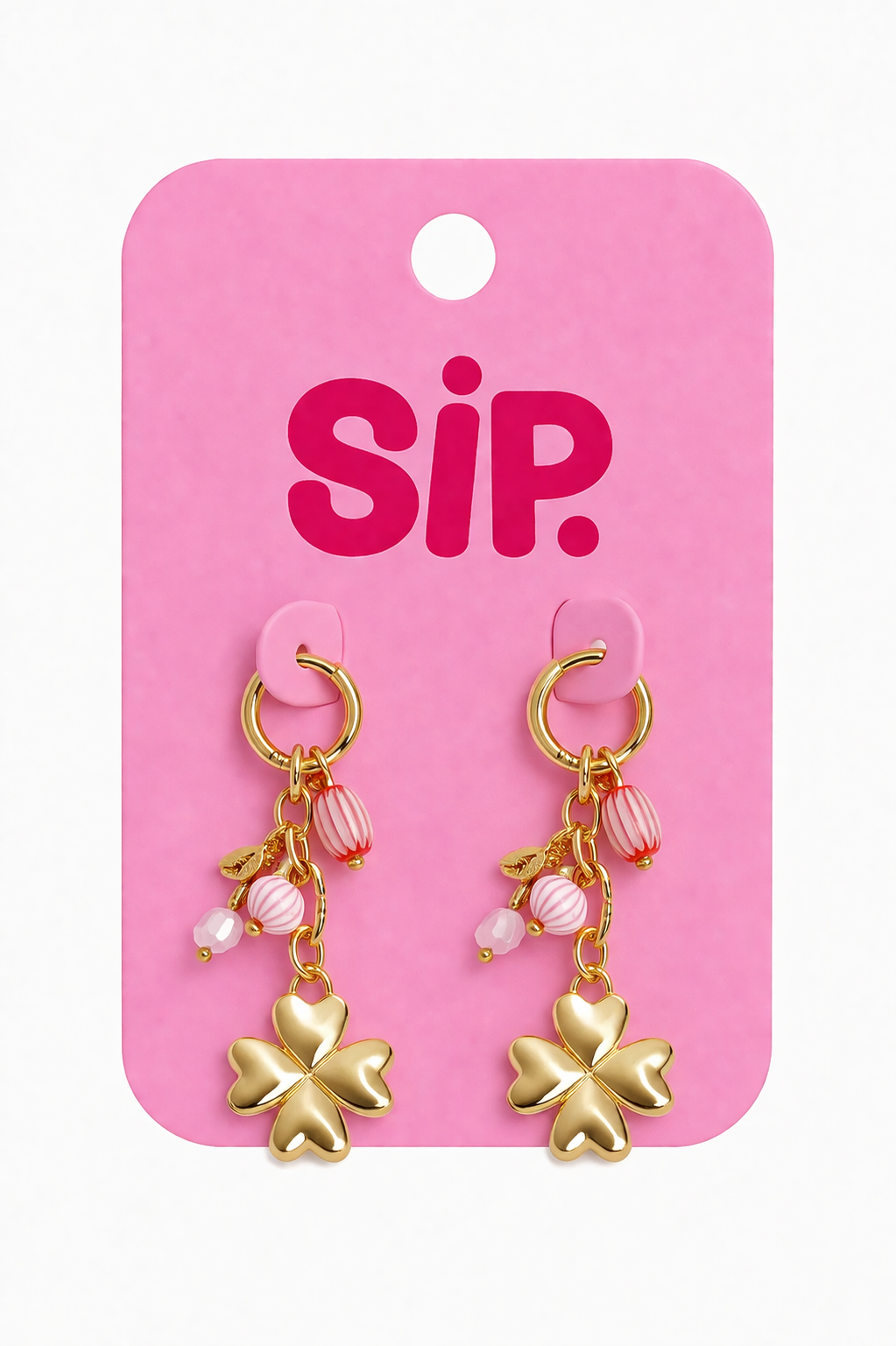 Lucky Clover Drop Earrings