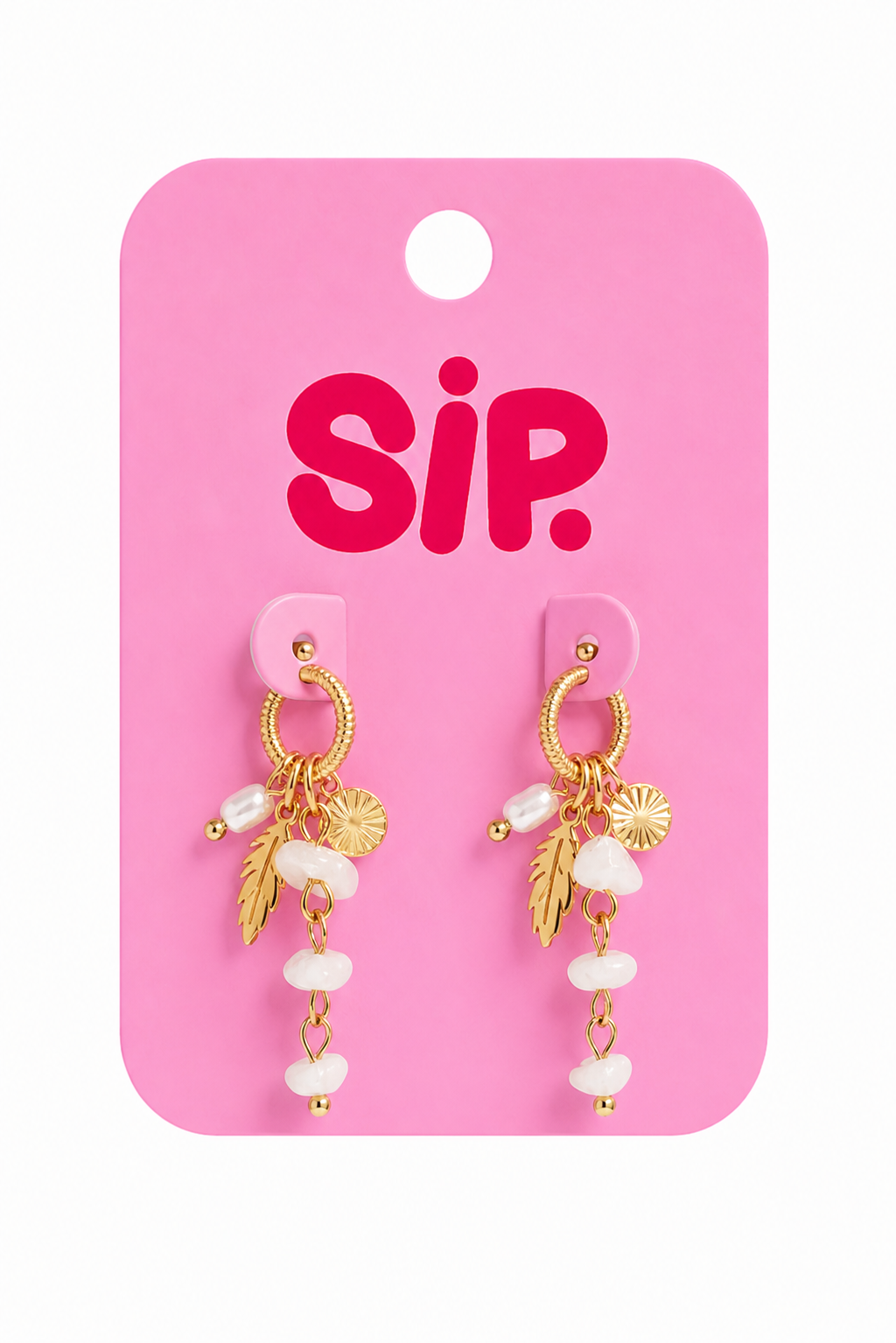 Dreamy Heart Pearl Earrings